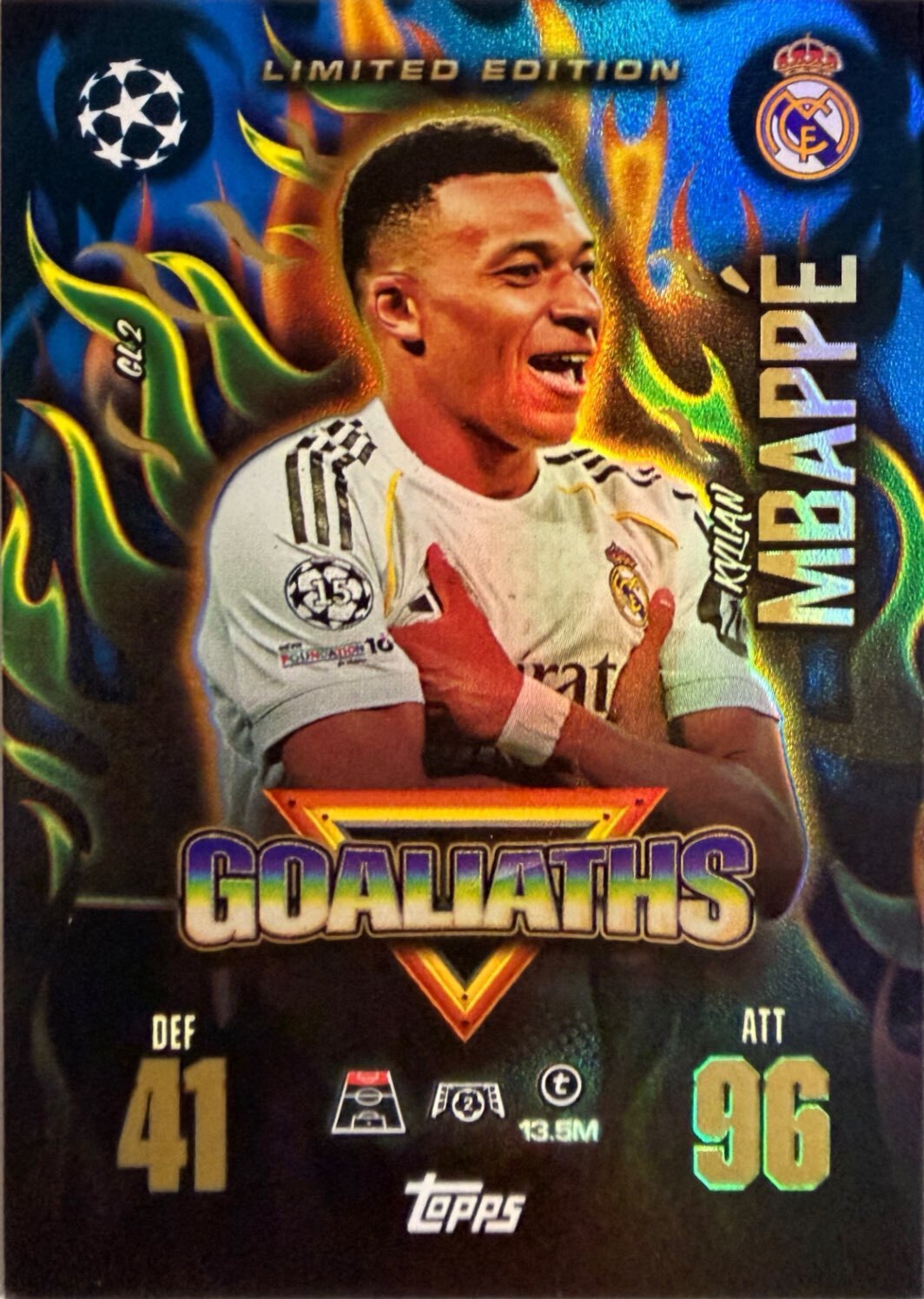 Match Attax Extra 2025/26 - Scegli Card Chrome Limited Greats Pull Infinity