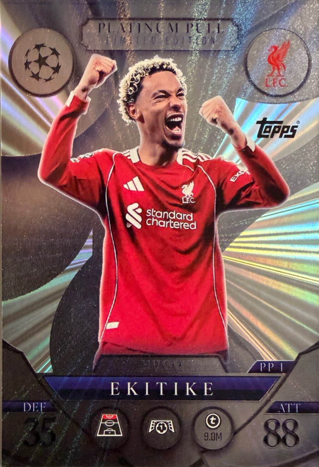 Match Attax Extra 2025/26 - Scegli Card Chrome Limited Greats Pull Infinity
