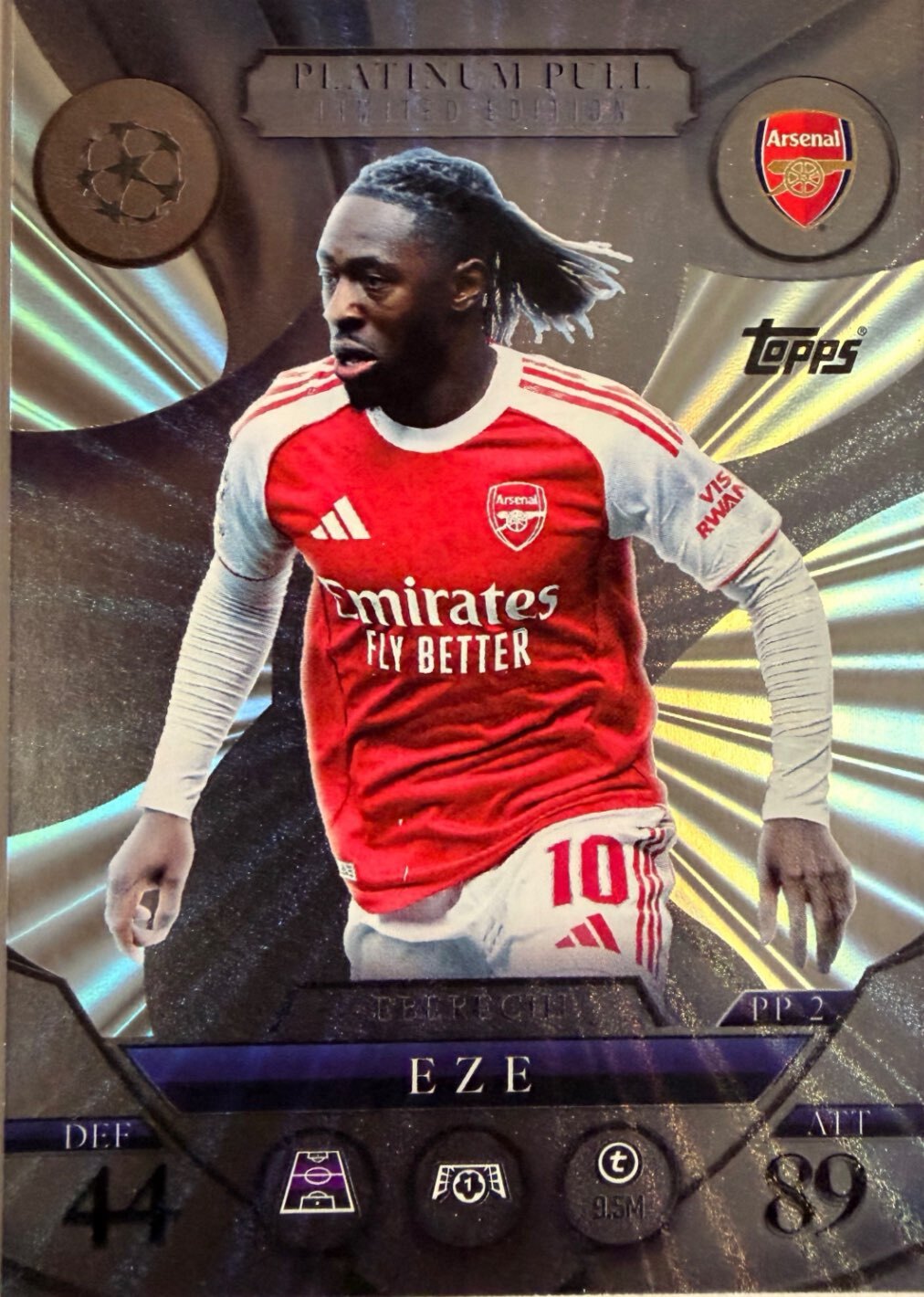 Match Attax Extra 2025/26 - Scegli Card Chrome Limited Greats Pull Infinity
