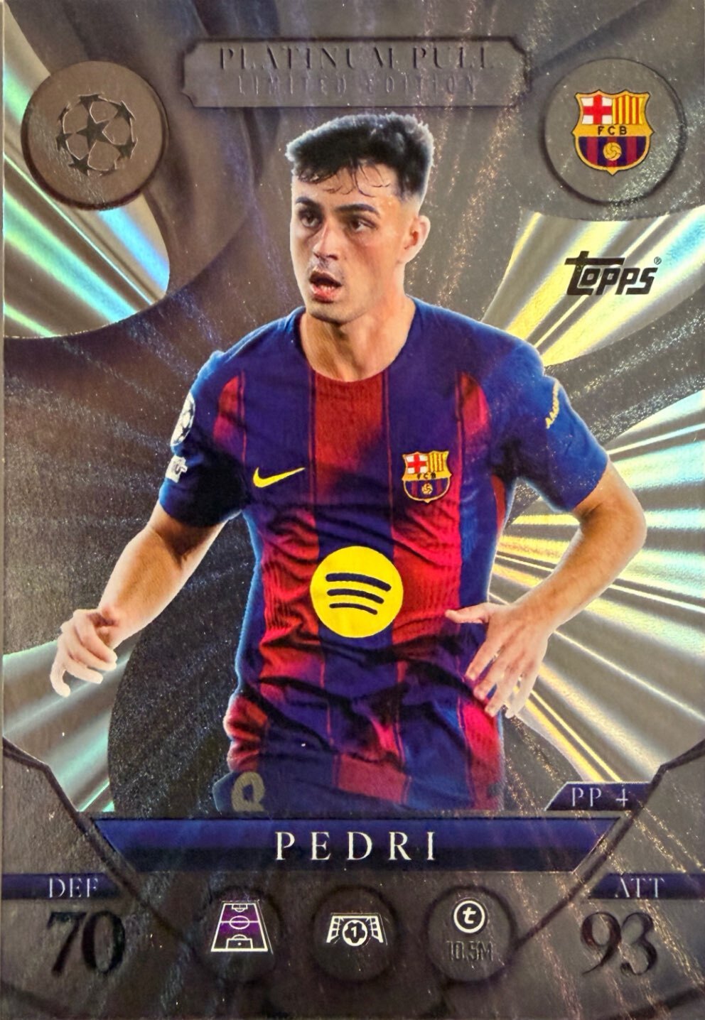 Match Attax Extra 2025/26 - Scegli Card Chrome Limited Greats Pull Infinity