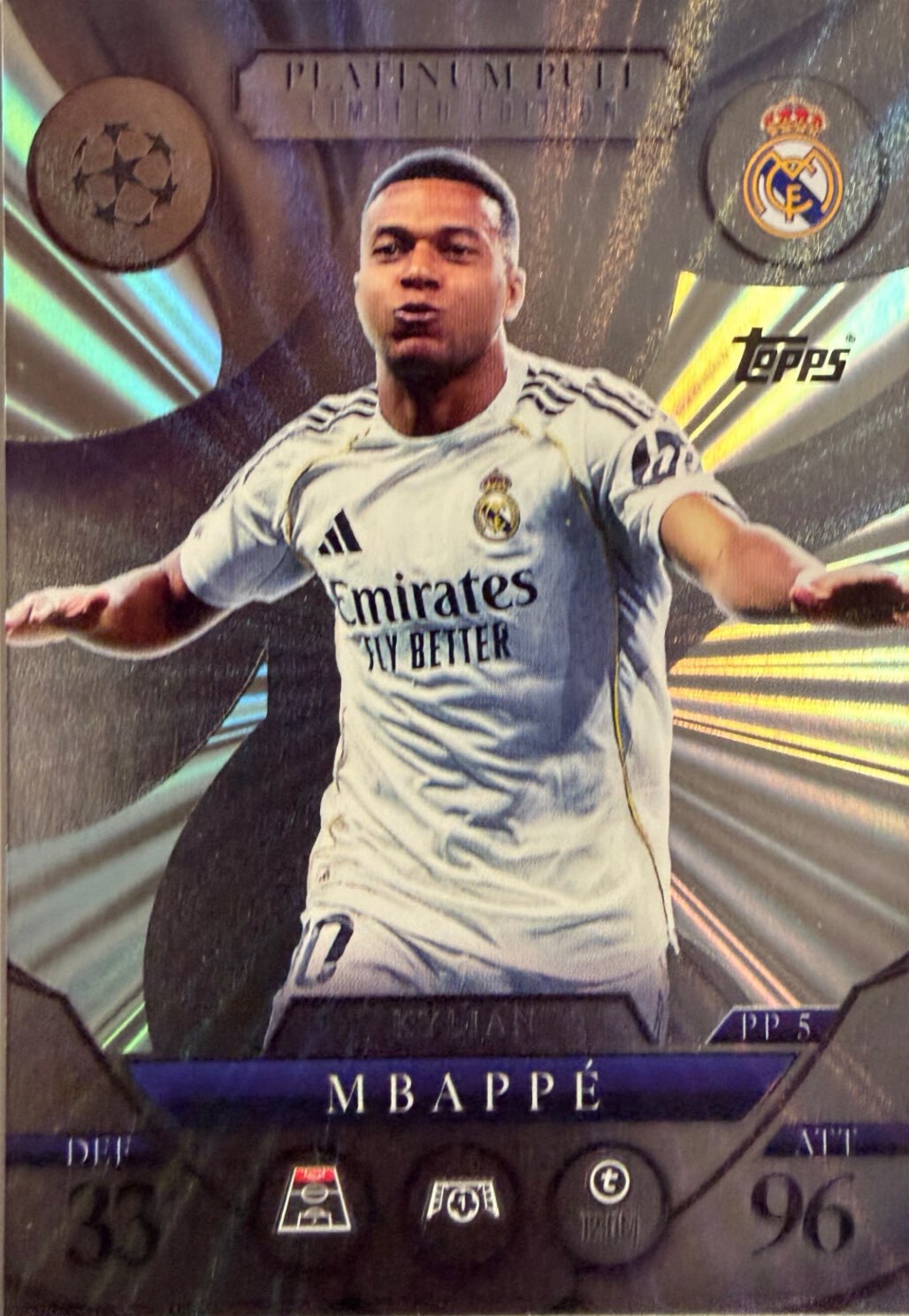 Match Attax Extra 2025/26 - Scegli Card Chrome Limited Greats Pull Infinity