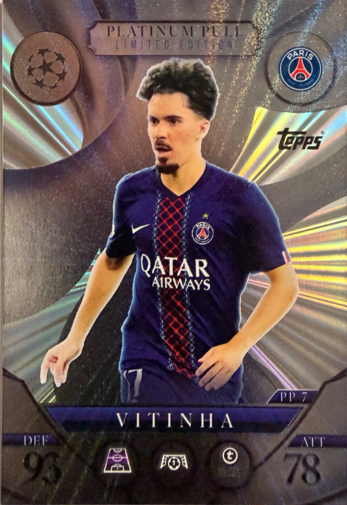 Match Attax Extra 2025/26 - Scegli Card Chrome Limited Greats Pull Infinity