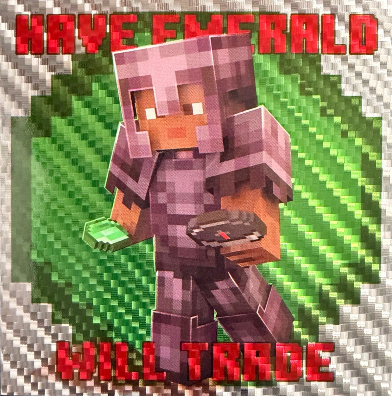 Minecraft Panini 2026 - Scegli Card Limited Edition
