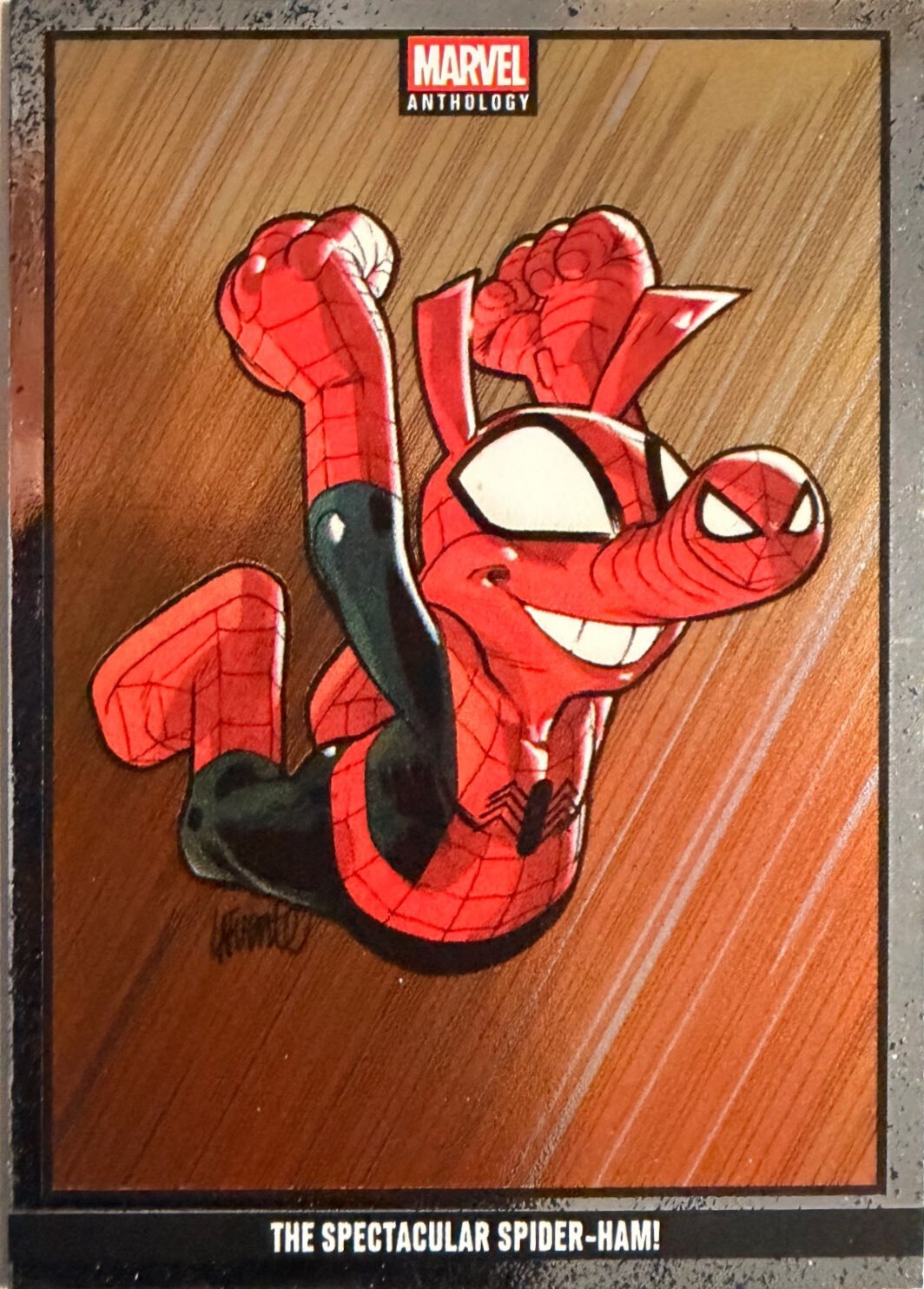 Marvel Anthology Panini - Scegli Card Parallel Metal Holo