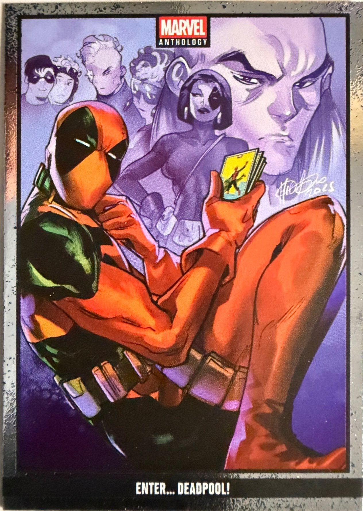 Marvel Anthology Panini - Scegli Card Parallel Metal Holo