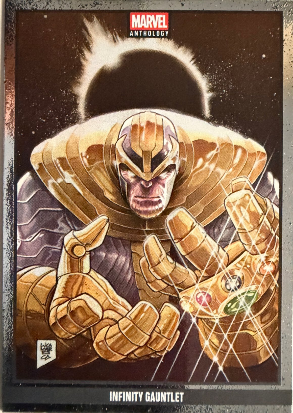 Marvel Anthology Panini - Scegli Card Parallel Metal Holo