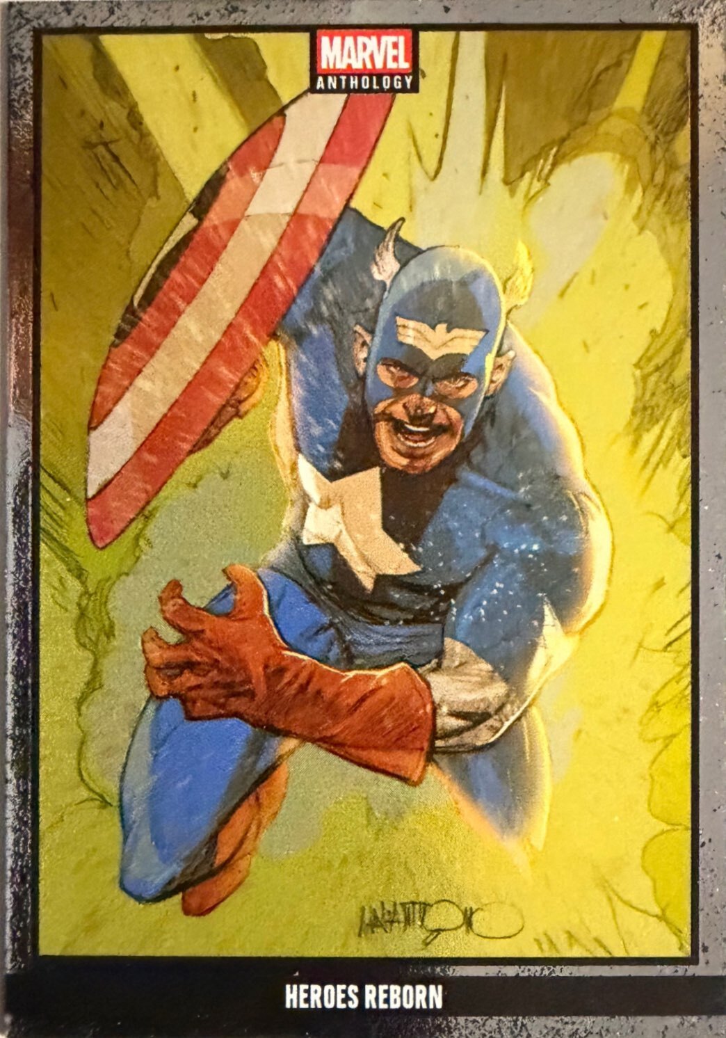 Marvel Anthology Panini - Scegli Card Parallel Metal Holo