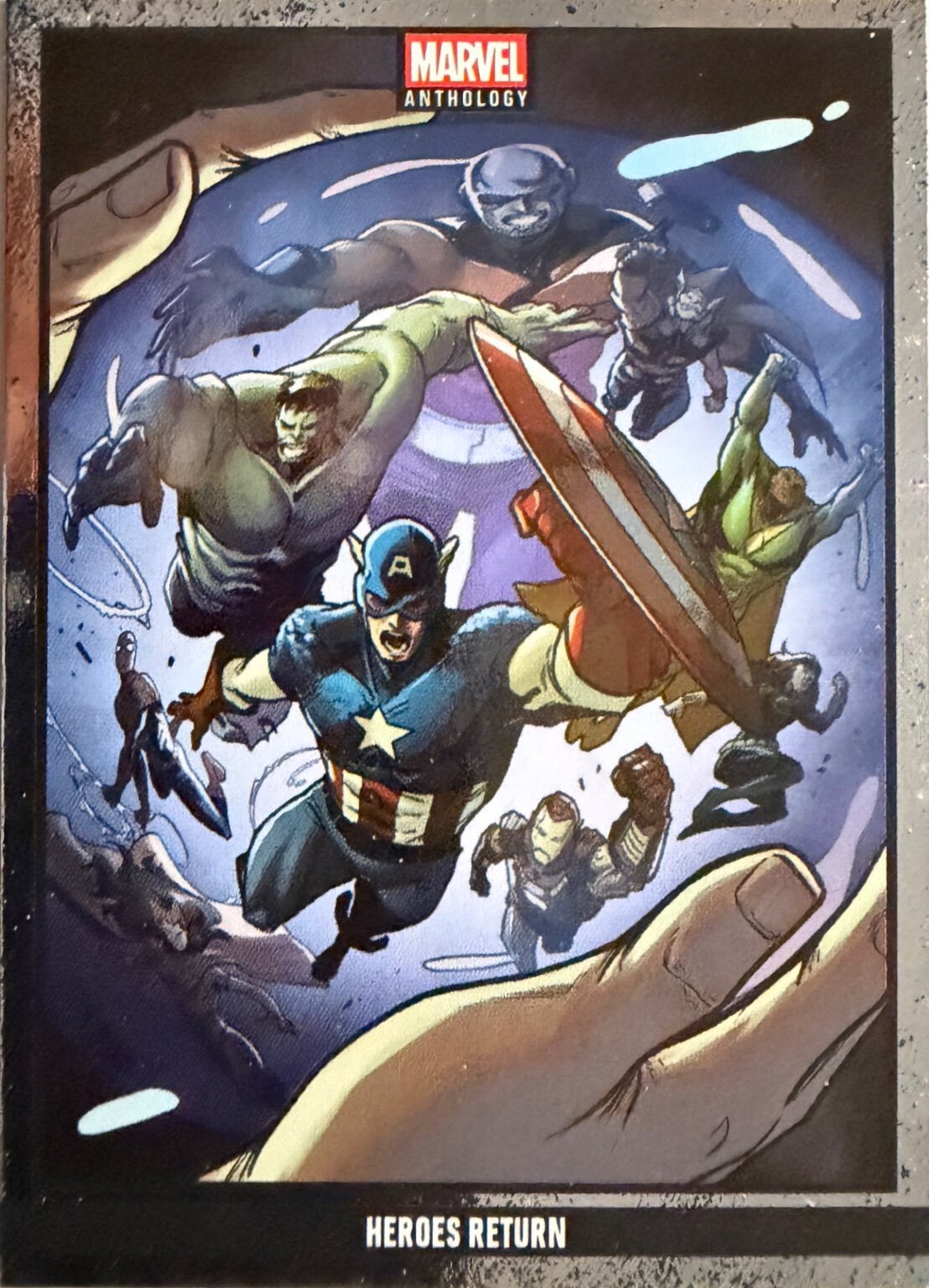 Marvel Anthology Panini - Scegli Card Parallel Metal Holo