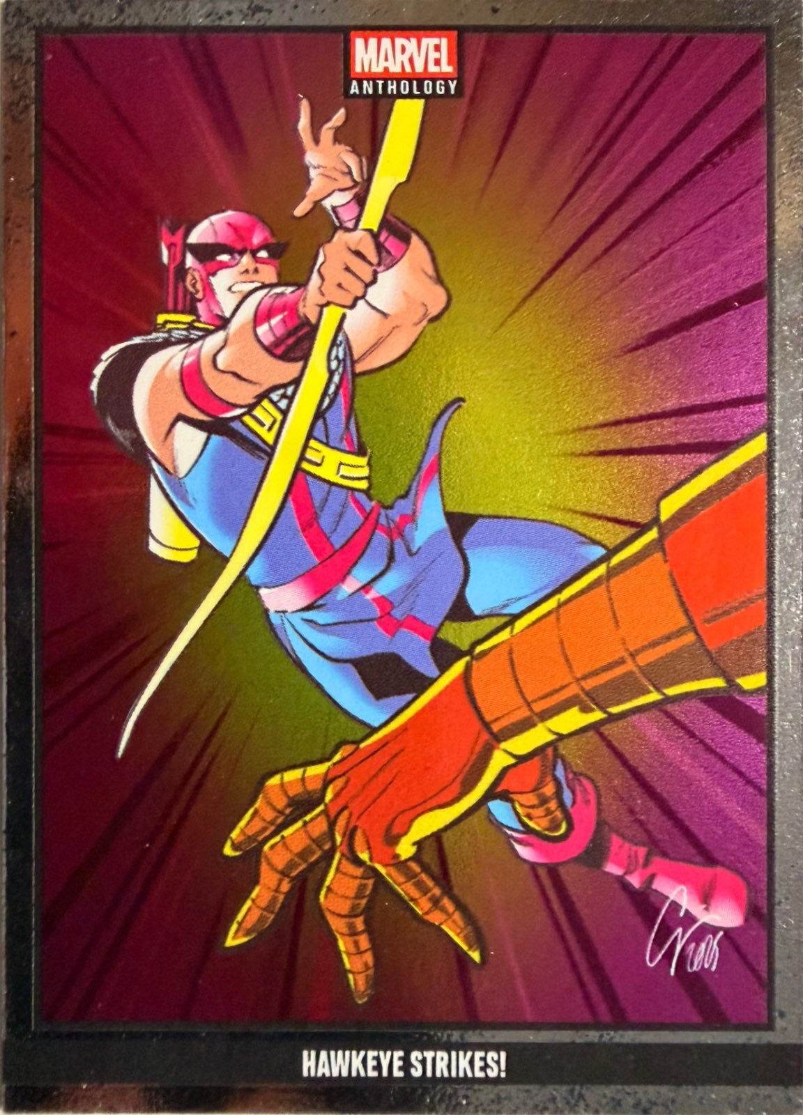 Marvel Anthology Panini - Scegli Card Parallel Metal Holo
