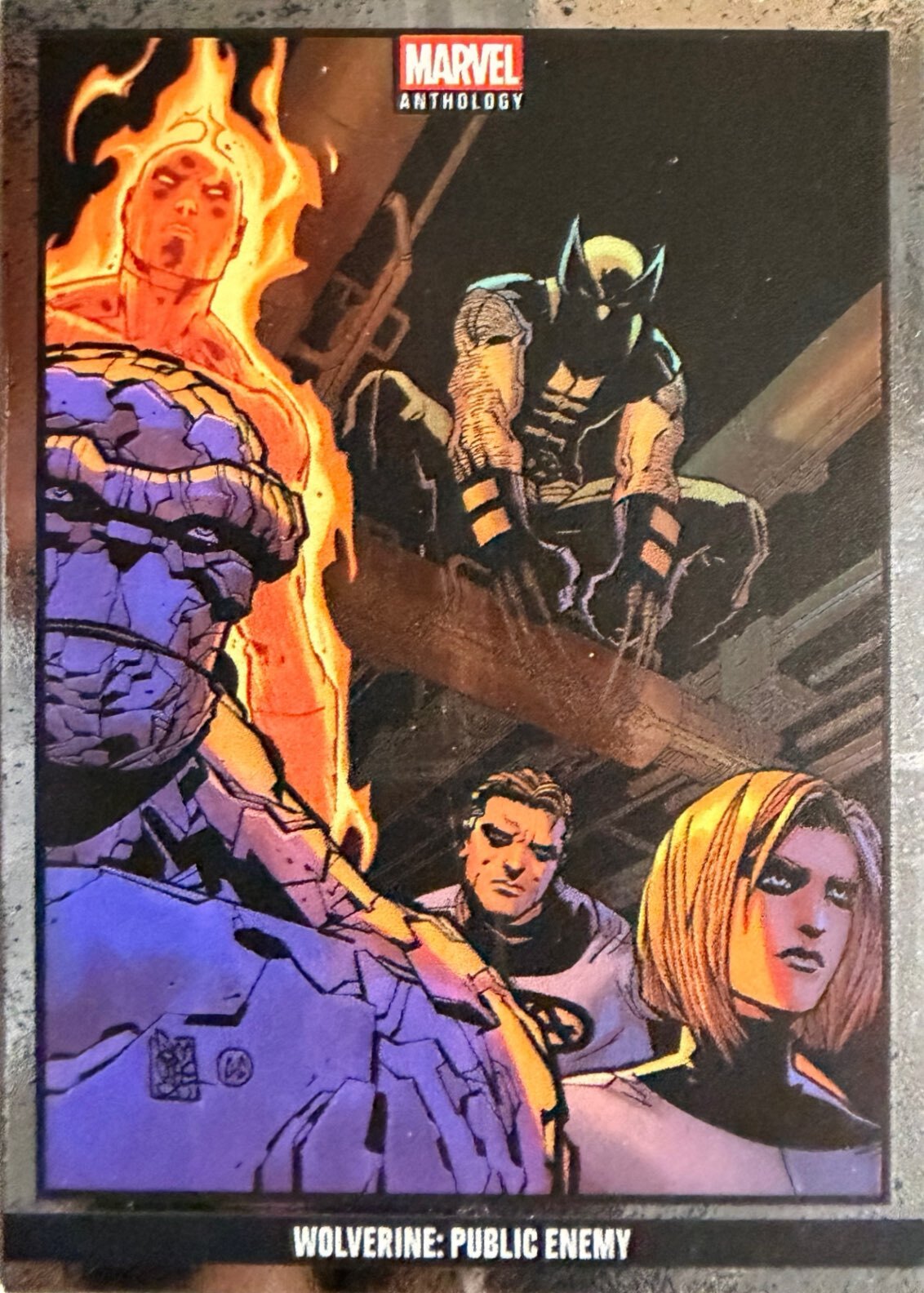Marvel Anthology Panini - Scegli Card Parallel Metal Holo