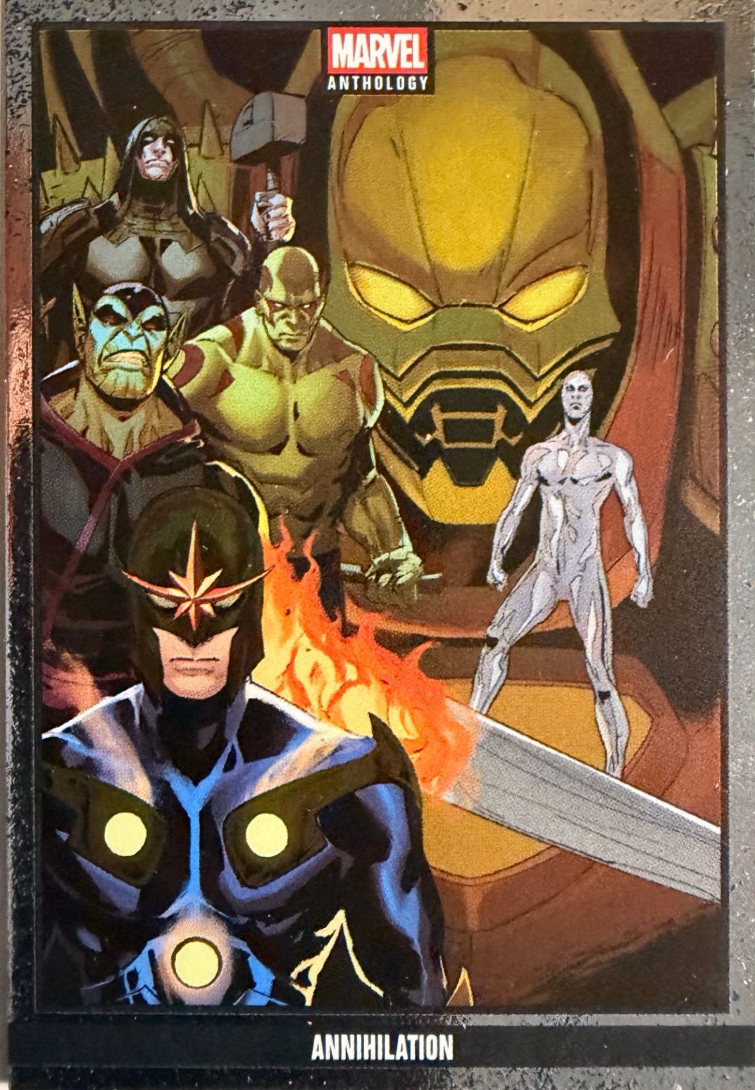 Marvel Anthology Panini - Scegli Card Parallel Metal Holo