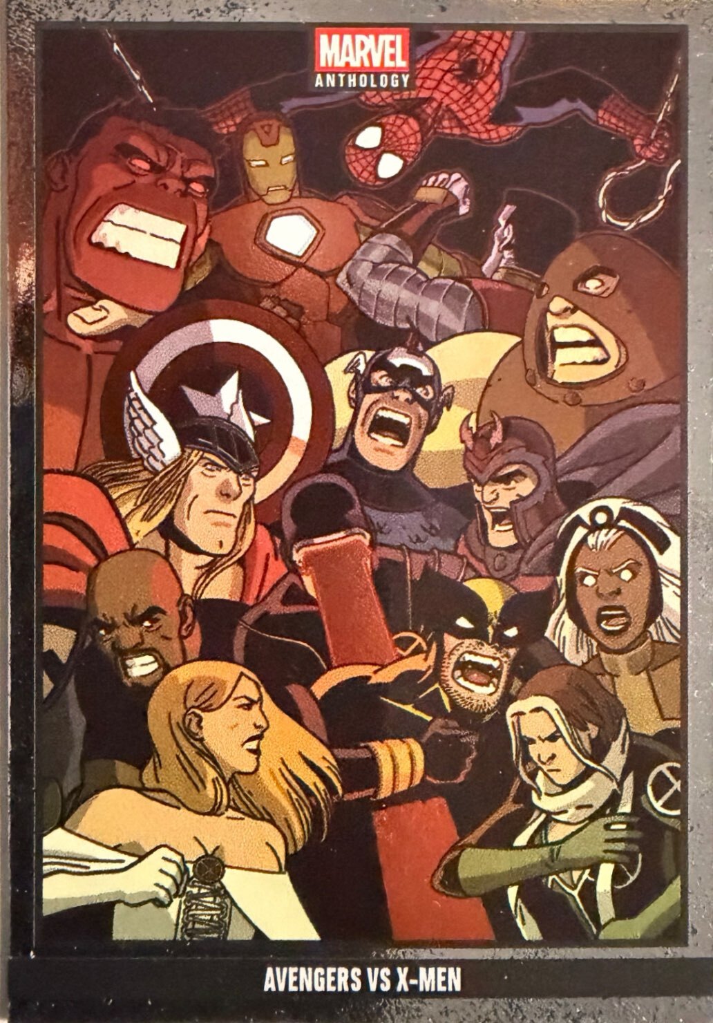 Marvel Anthology Panini - Scegli Card Parallel Metal Holo