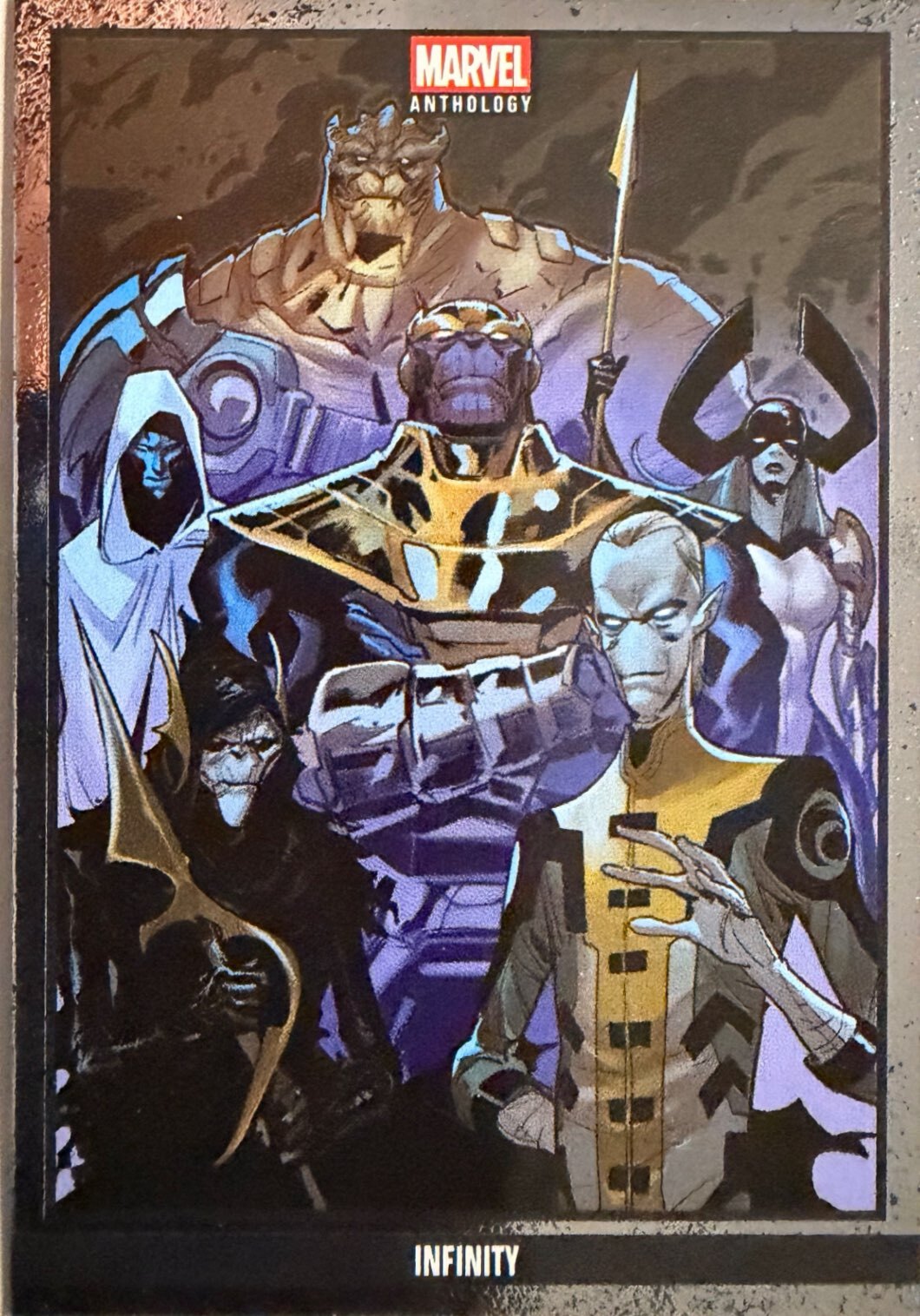 Marvel Anthology Panini - Scegli Card Parallel Metal Holo