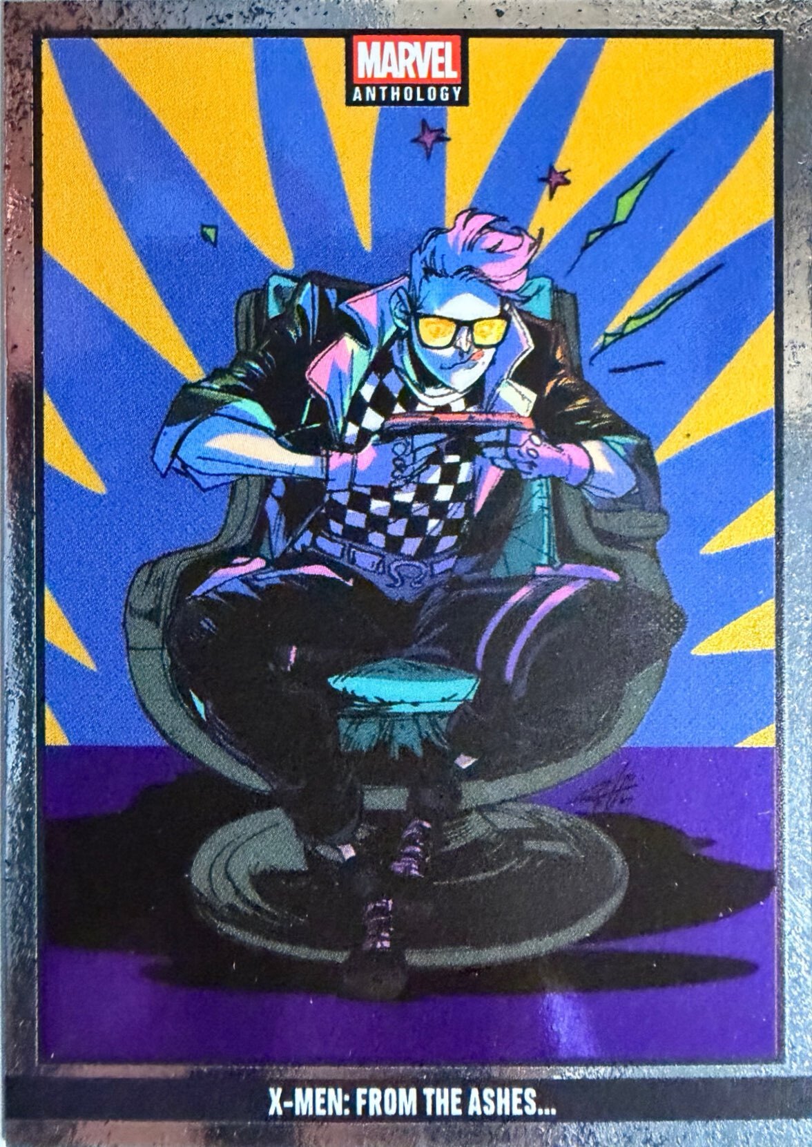 Marvel Anthology Panini - Scegli Card Parallel Metal Holo