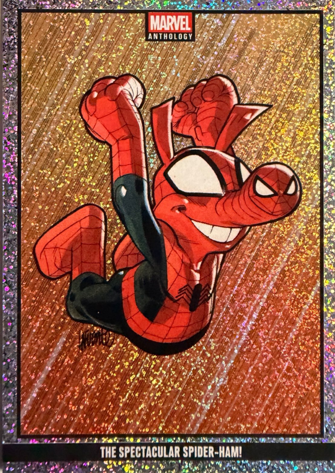 Marvel Anthology Panini - Scegli Card Parallel Stardust Holo