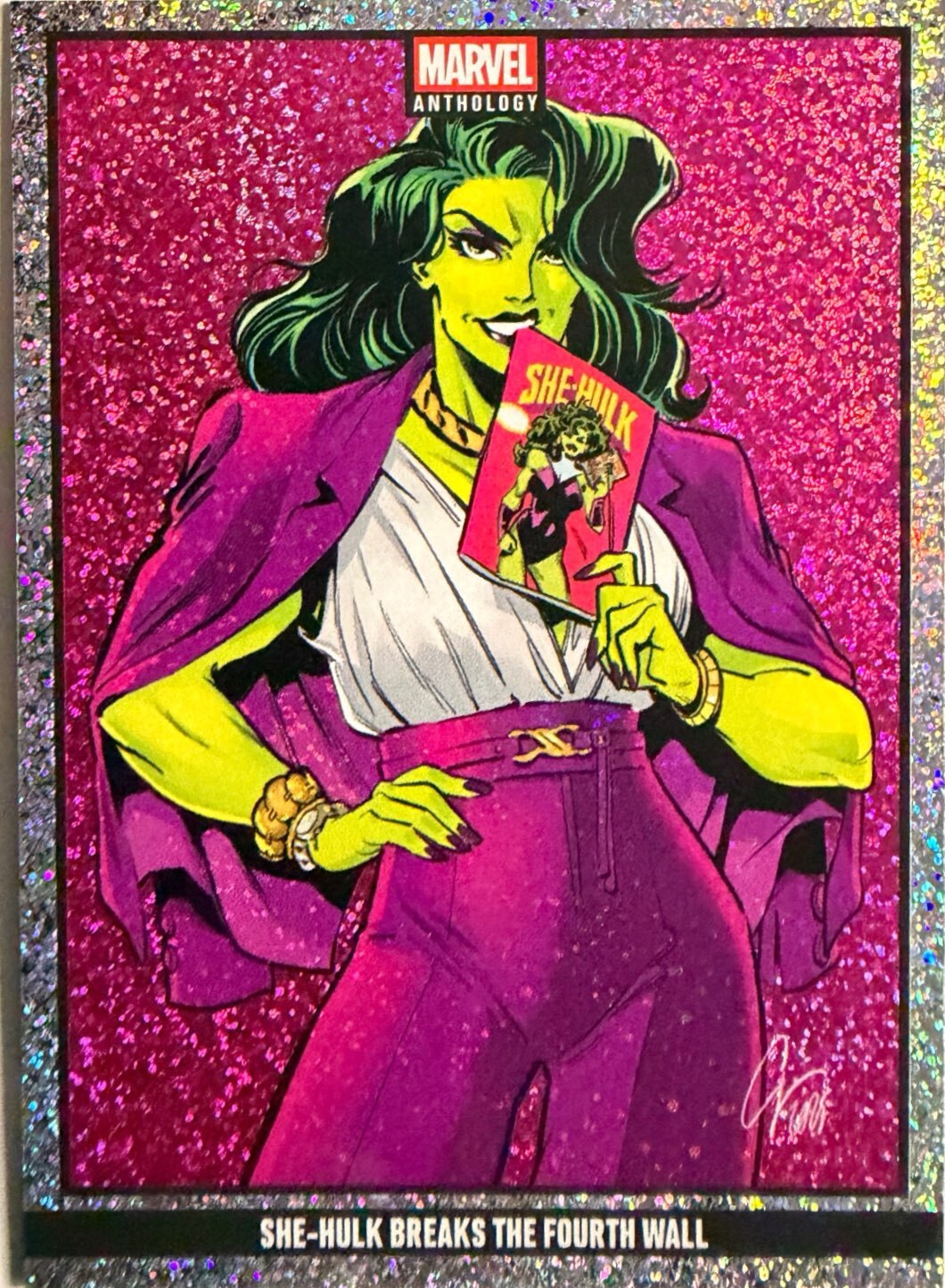 Marvel Anthology Panini - Scegli Card Parallel Stardust Holo