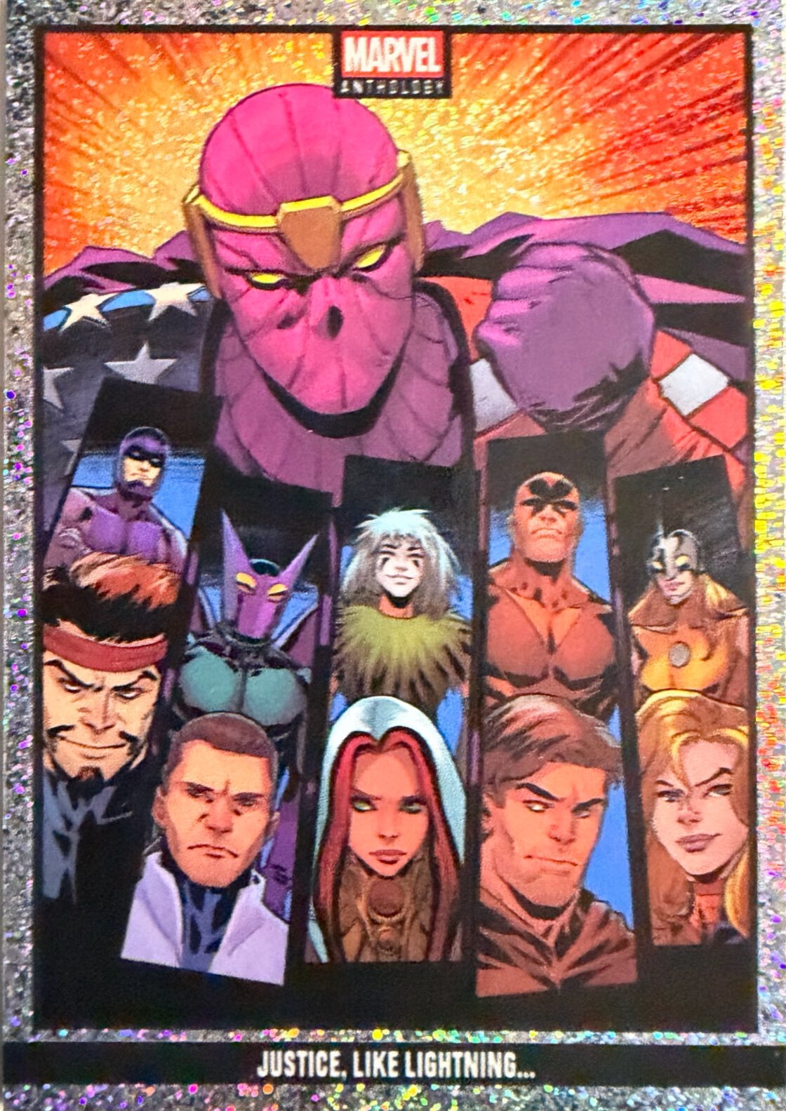 Marvel Anthology Panini - Scegli Card Parallel Stardust Holo
