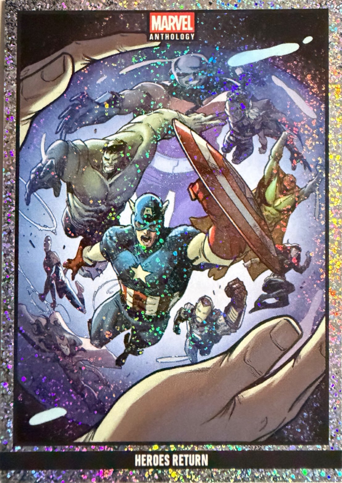 Marvel Anthology Panini - Scegli Card Parallel Stardust Holo
