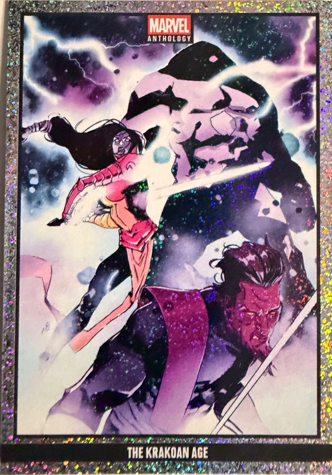 Marvel Anthology Panini - Scegli Card Parallel Stardust Holo