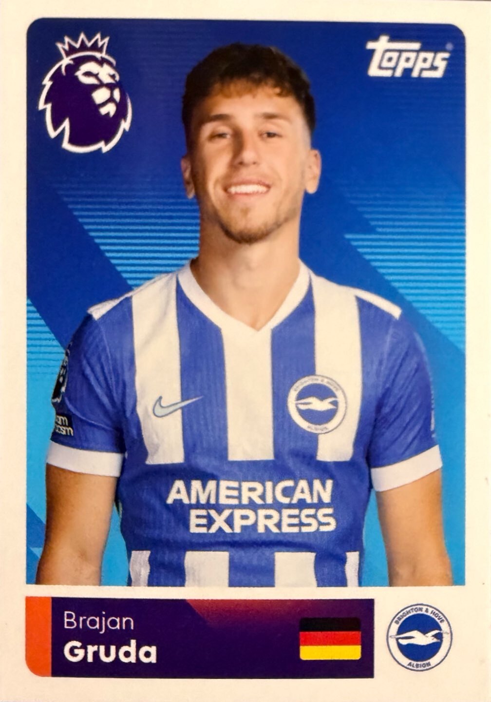 Premier League 2026 Topps - Scegli figurina da 1 a 200