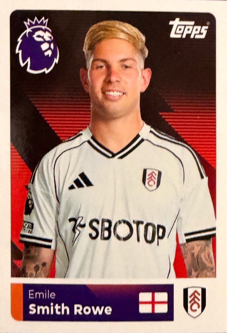 Premier League 2026 Topps - Scegli figurina da 201 a 400