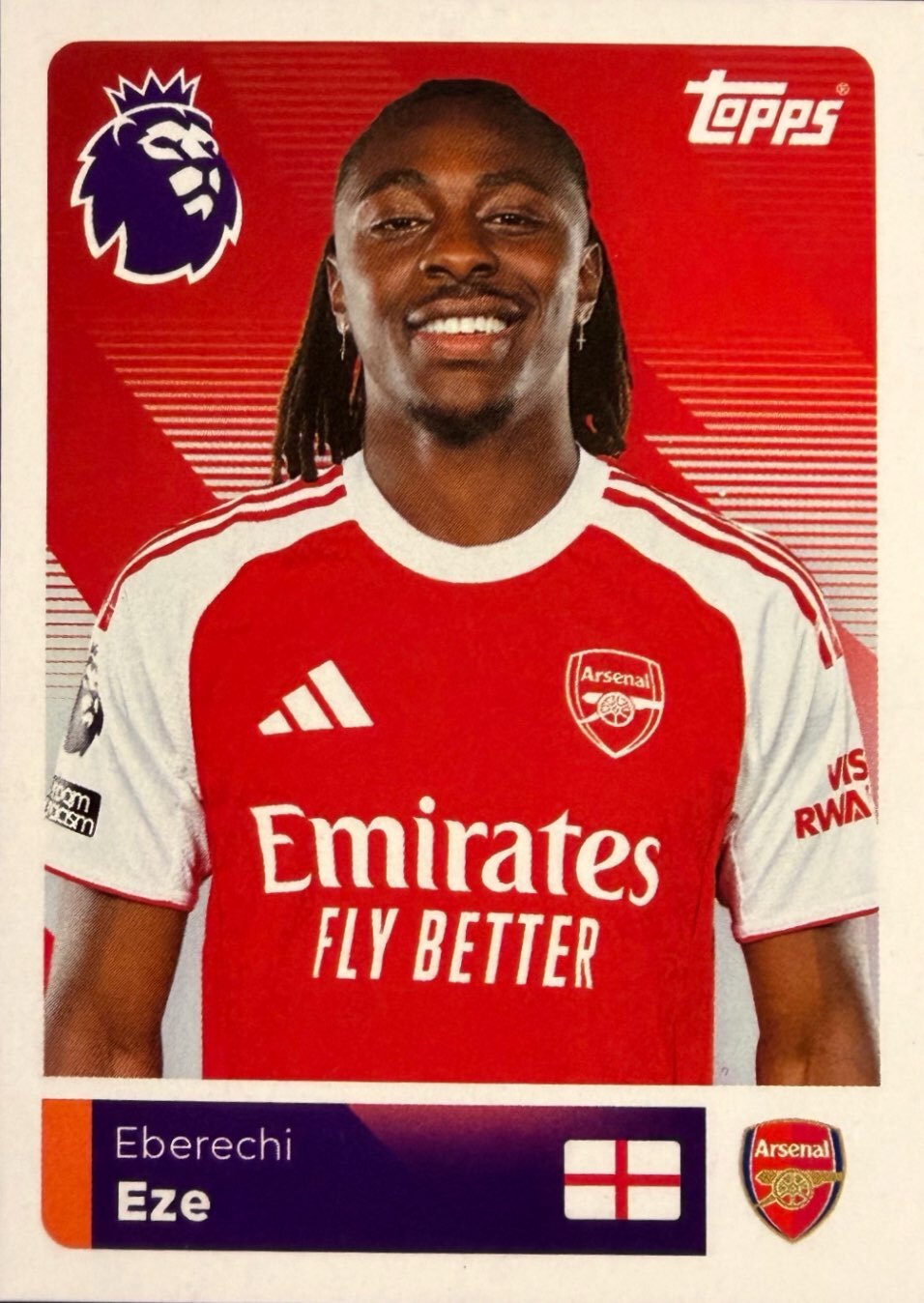 Premier League 2026 Topps - Scegli figurina da 1 a 200