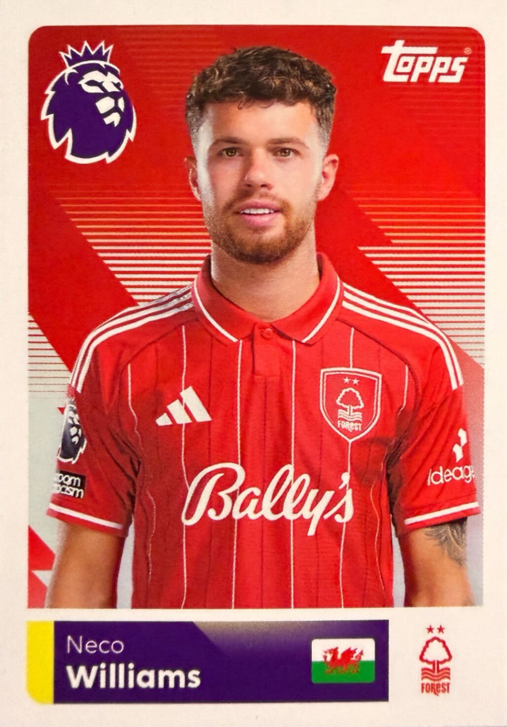 Premier League 2026 Topps - Scegli figurina da 401 a 561