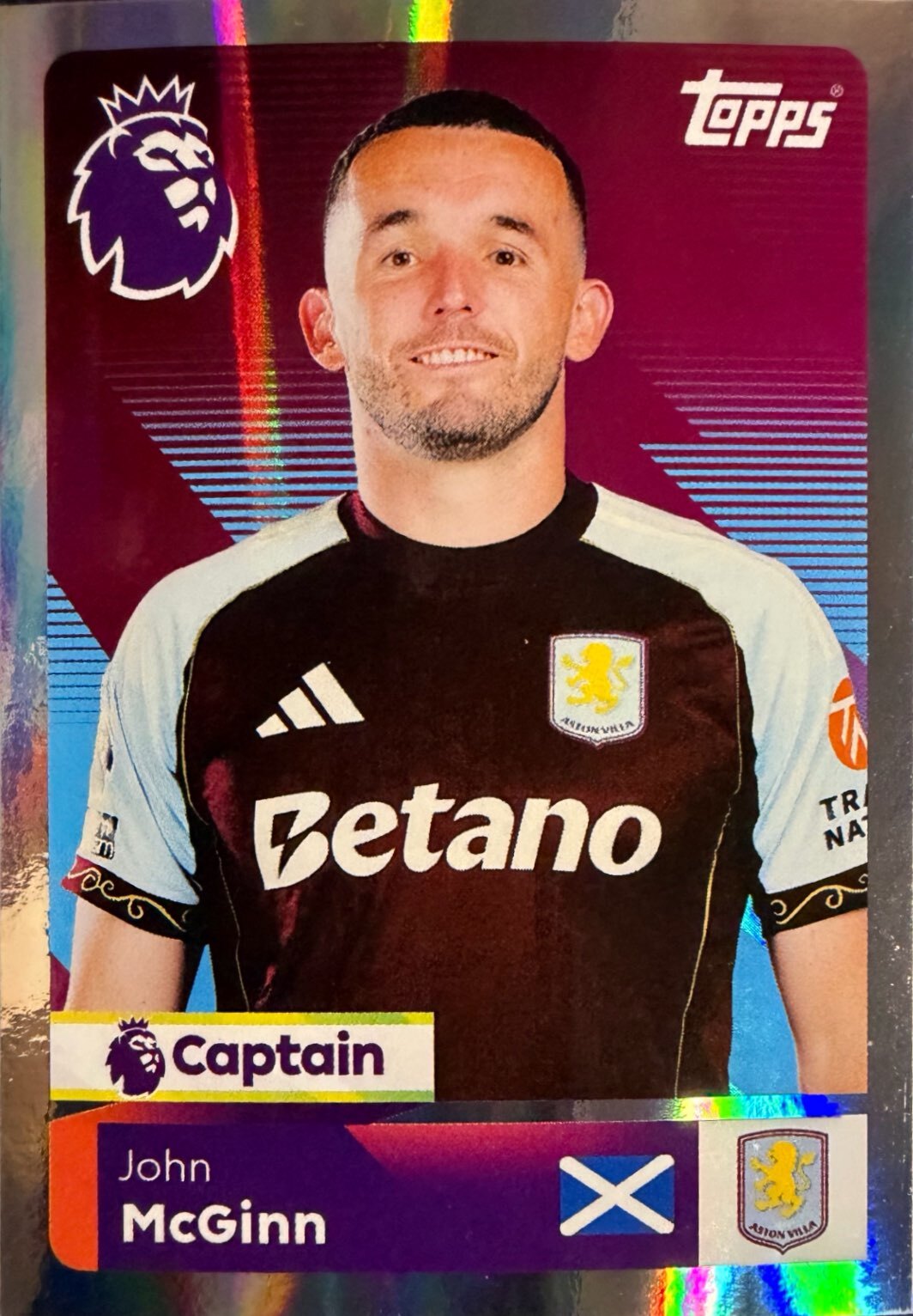 Premier League 2026 Topps - Scegli figurina da 1 a 200