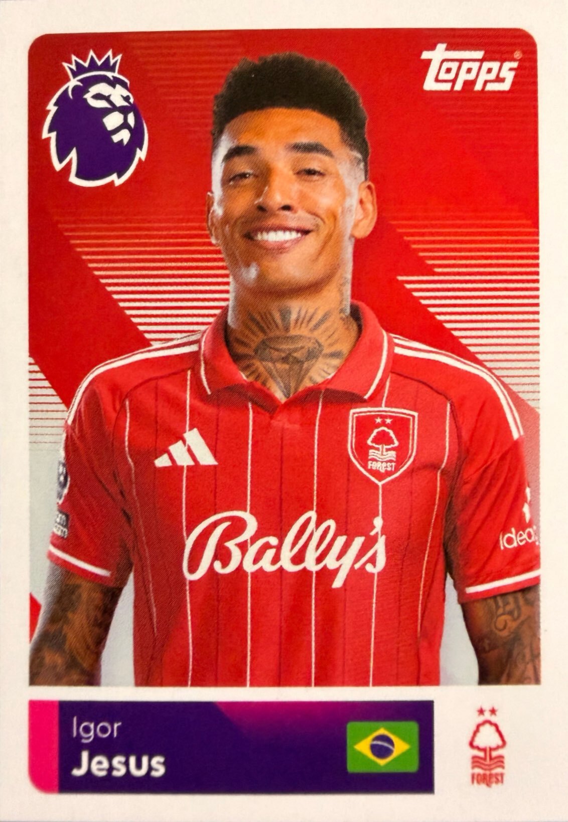 Premier League 2026 Topps - Scegli figurina da 401 a 561