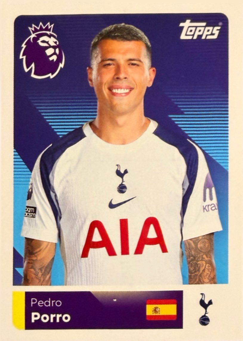 Premier League 2026 Topps - Scegli figurina da 401 a 561
