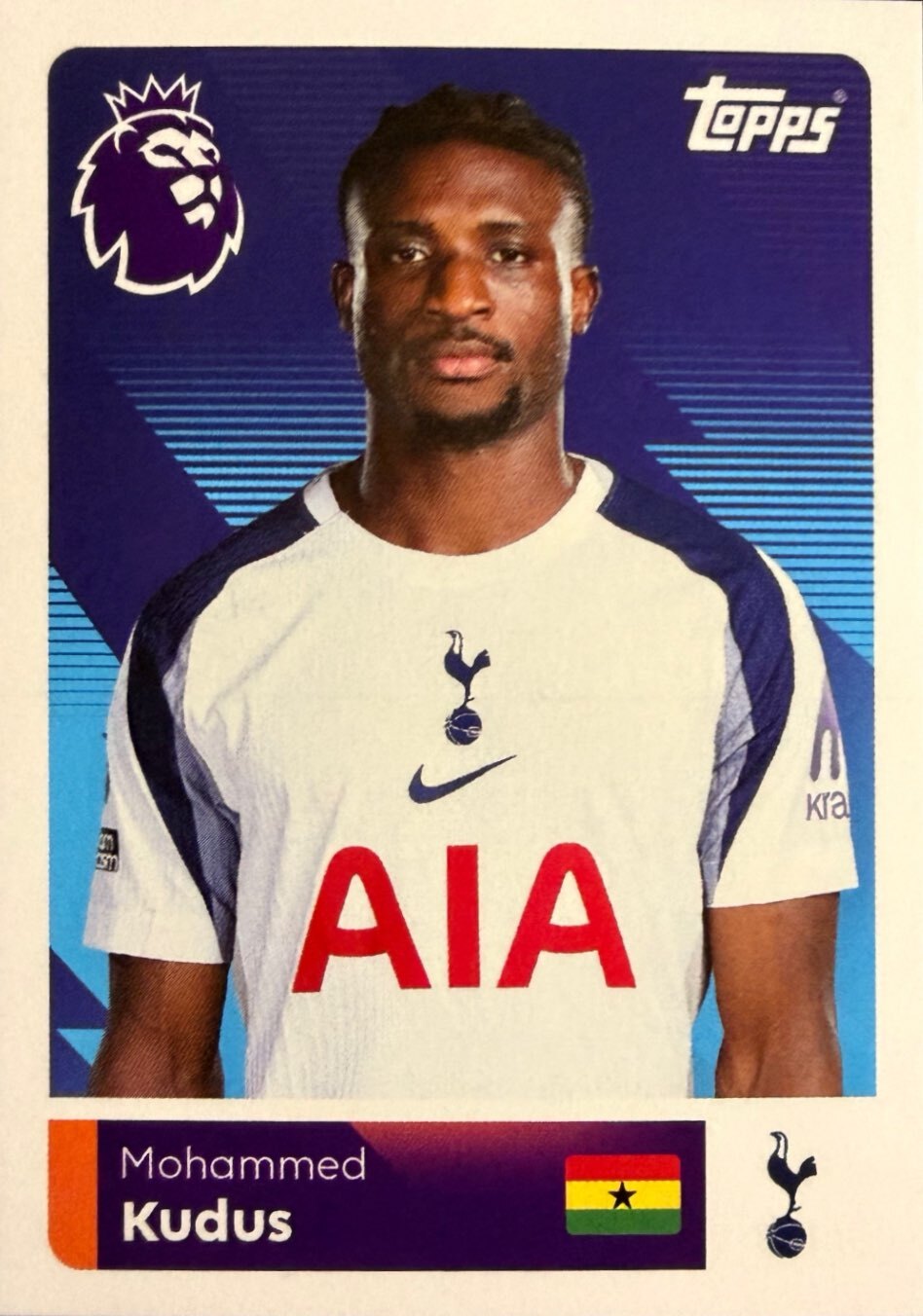 Premier League 2026 Topps - Scegli figurina da 401 a 561