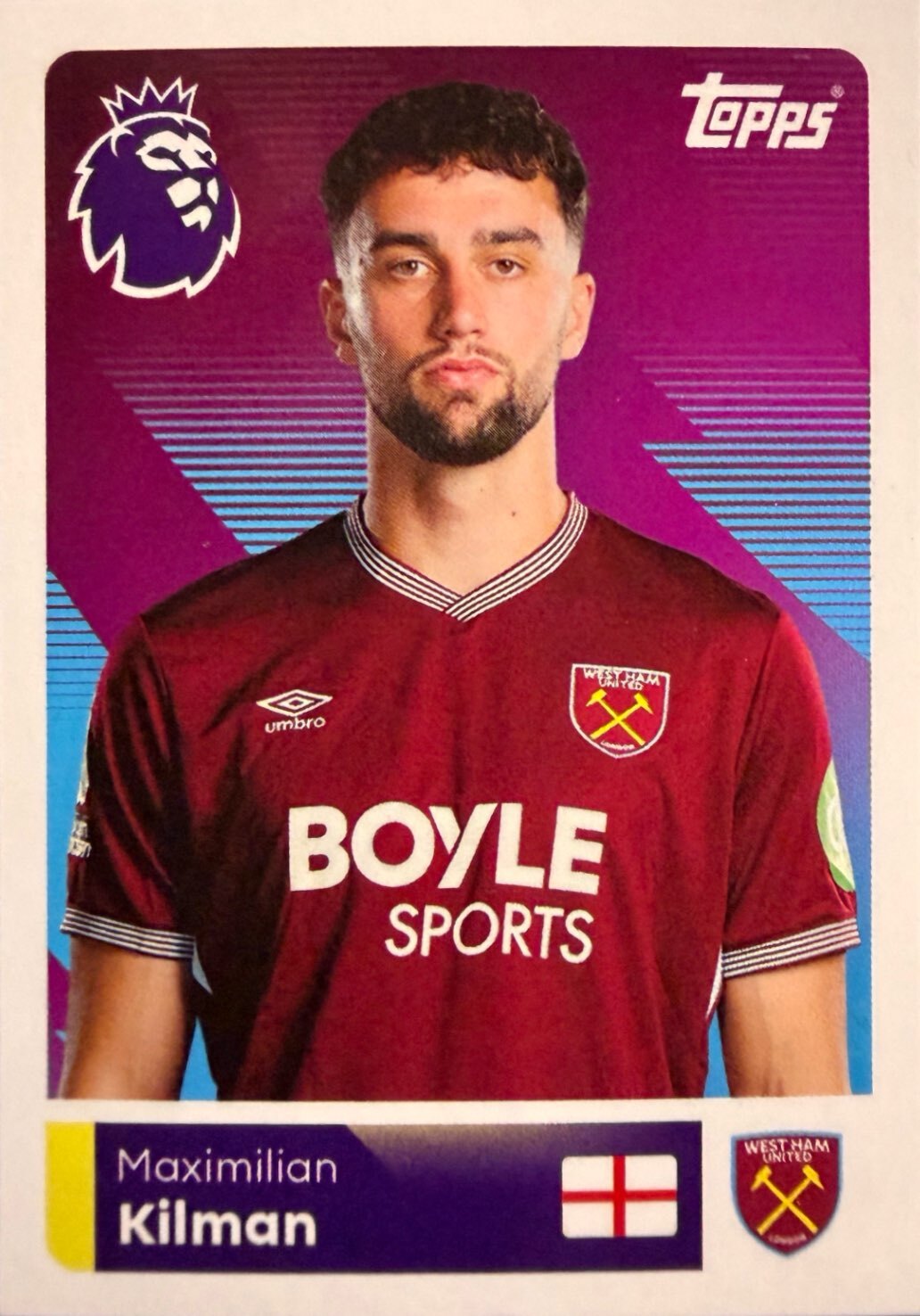 Premier League 2026 Topps - Scegli figurina da 401 a 561