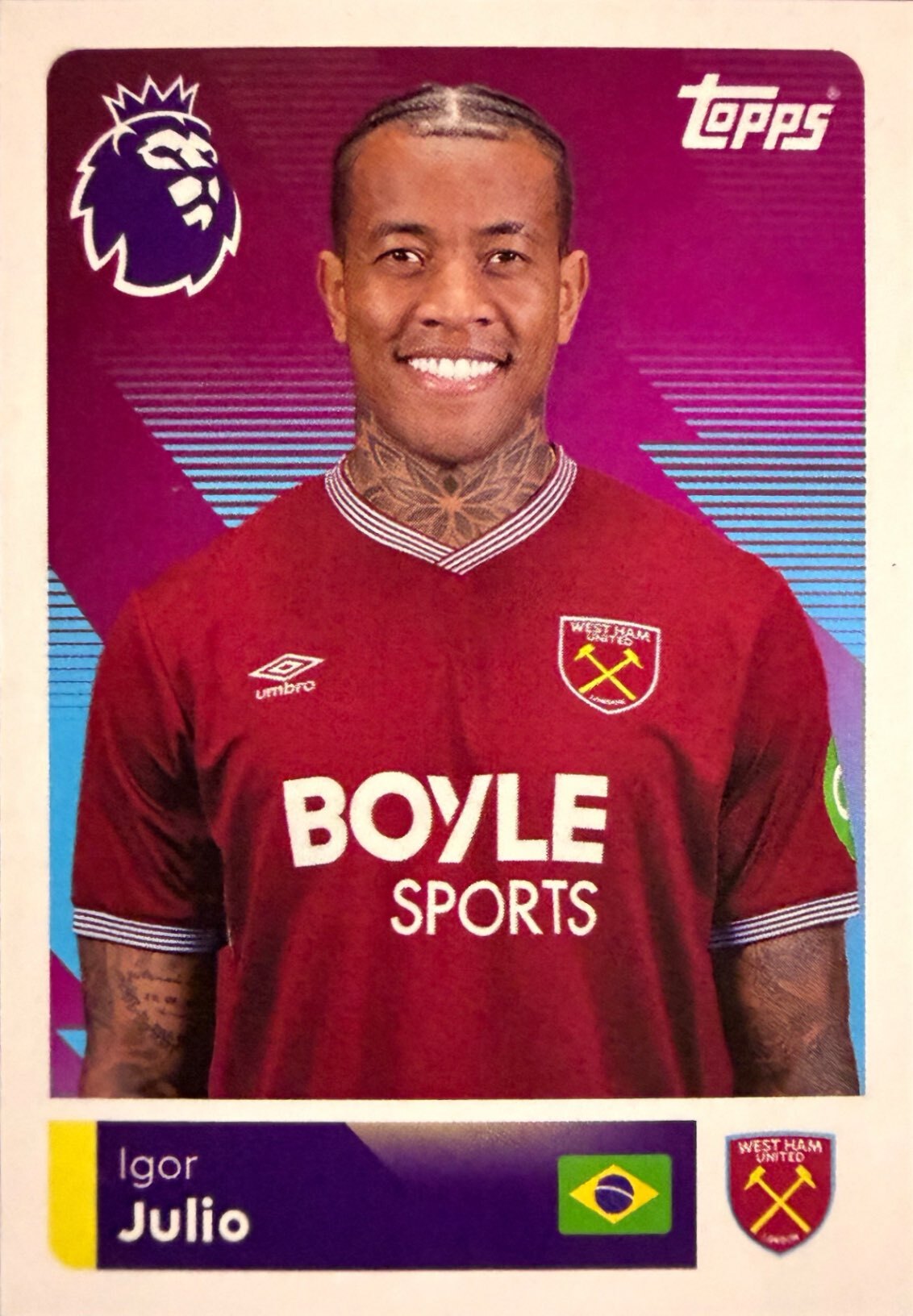 Premier League 2026 Topps - Scegli figurina da 401 a 561