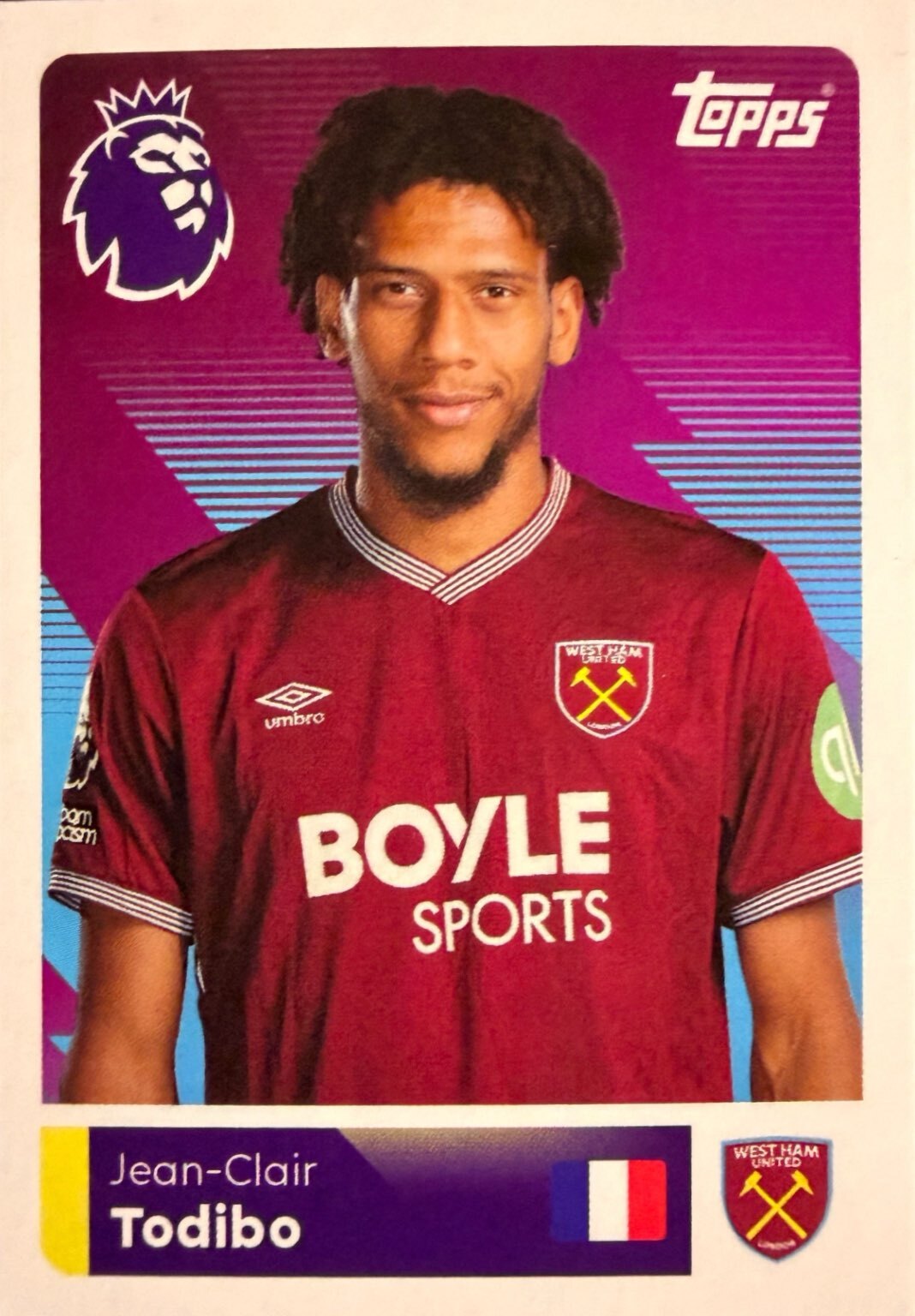 Premier League 2026 Topps - Scegli figurina da 401 a 561