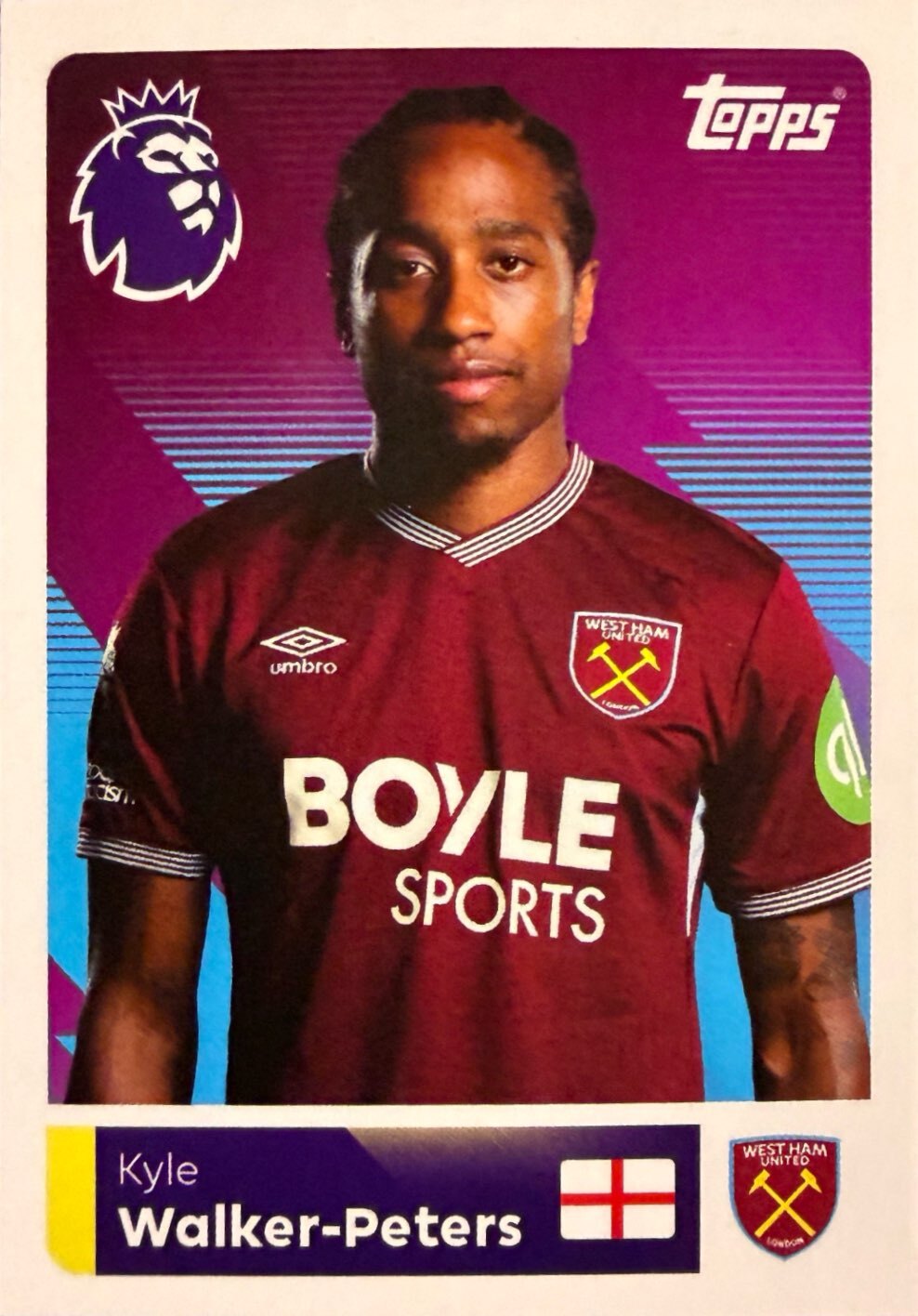 Premier League 2026 Topps - Scegli figurina da 401 a 561