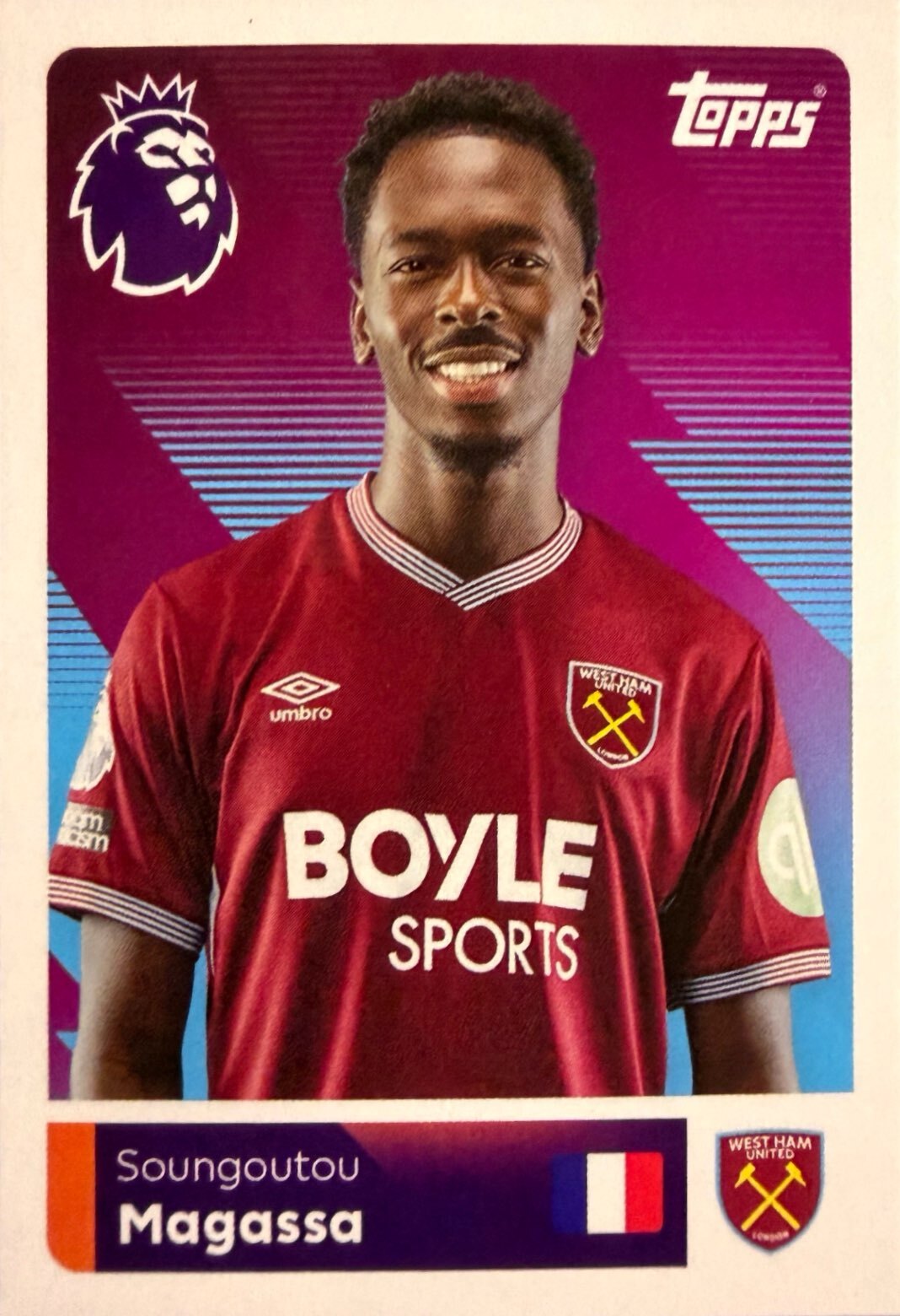 Premier League 2026 Topps - Scegli figurina da 401 a 561