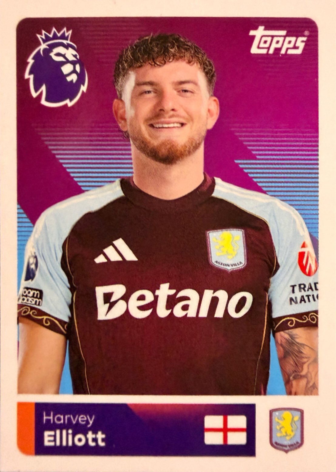 Premier League 2026 Topps - Scegli figurina da 1 a 200