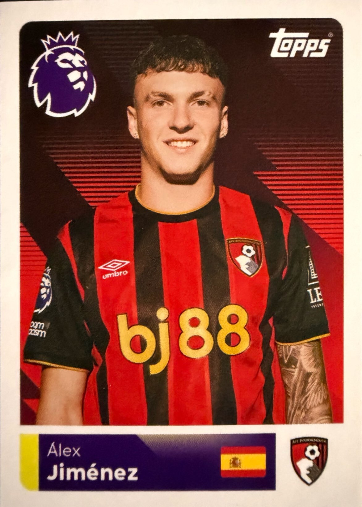 Premier League 2026 Topps - Scegli figurina da 1 a 200