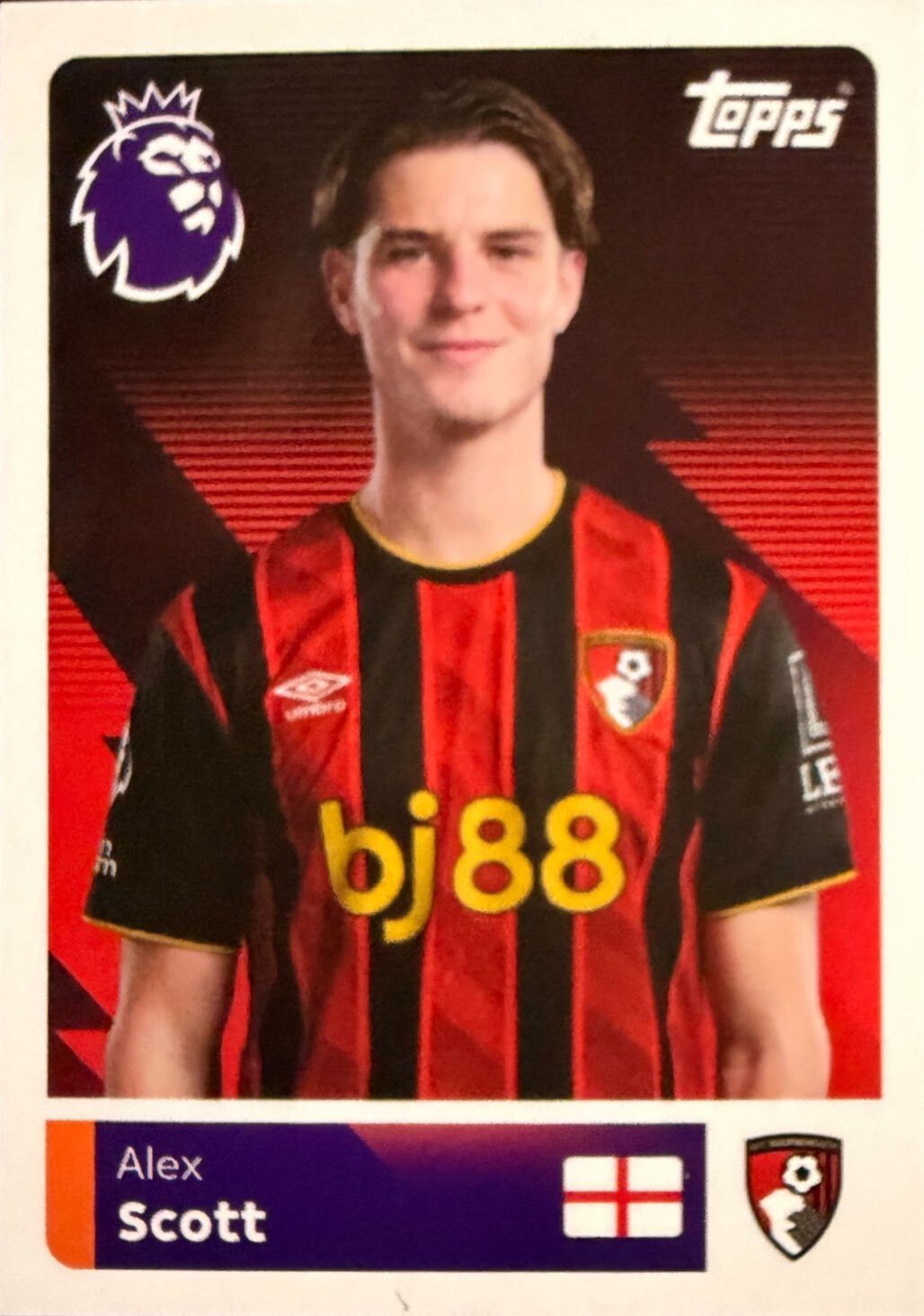 Premier League 2026 Topps - Scegli figurina da 1 a 200
