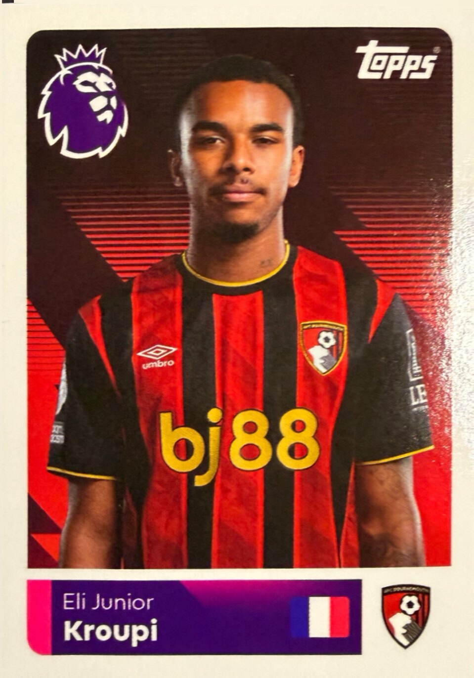 Premier League 2026 Topps - Scegli figurina da 1 a 200