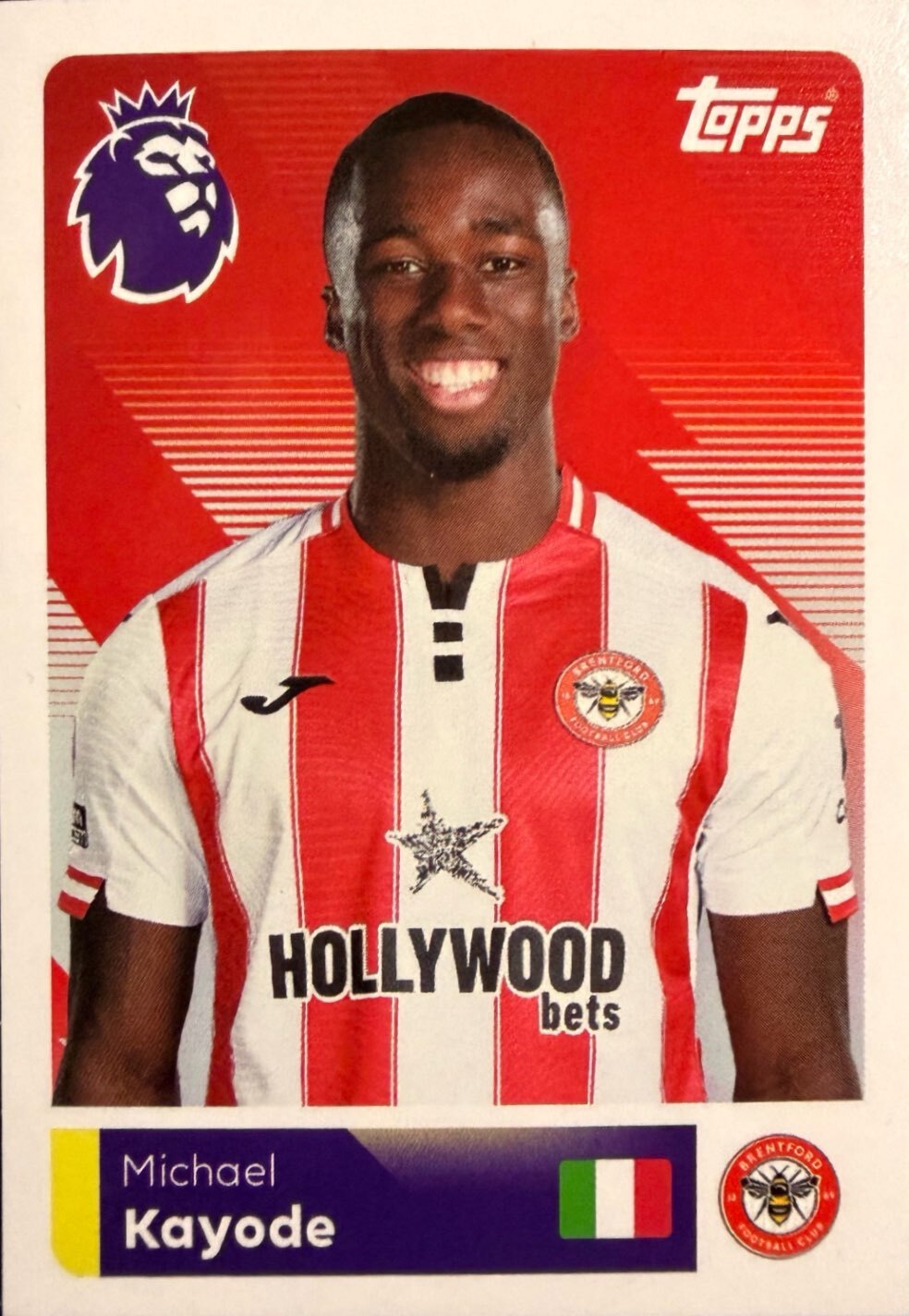 Premier League 2026 Topps - Scegli figurina da 1 a 200