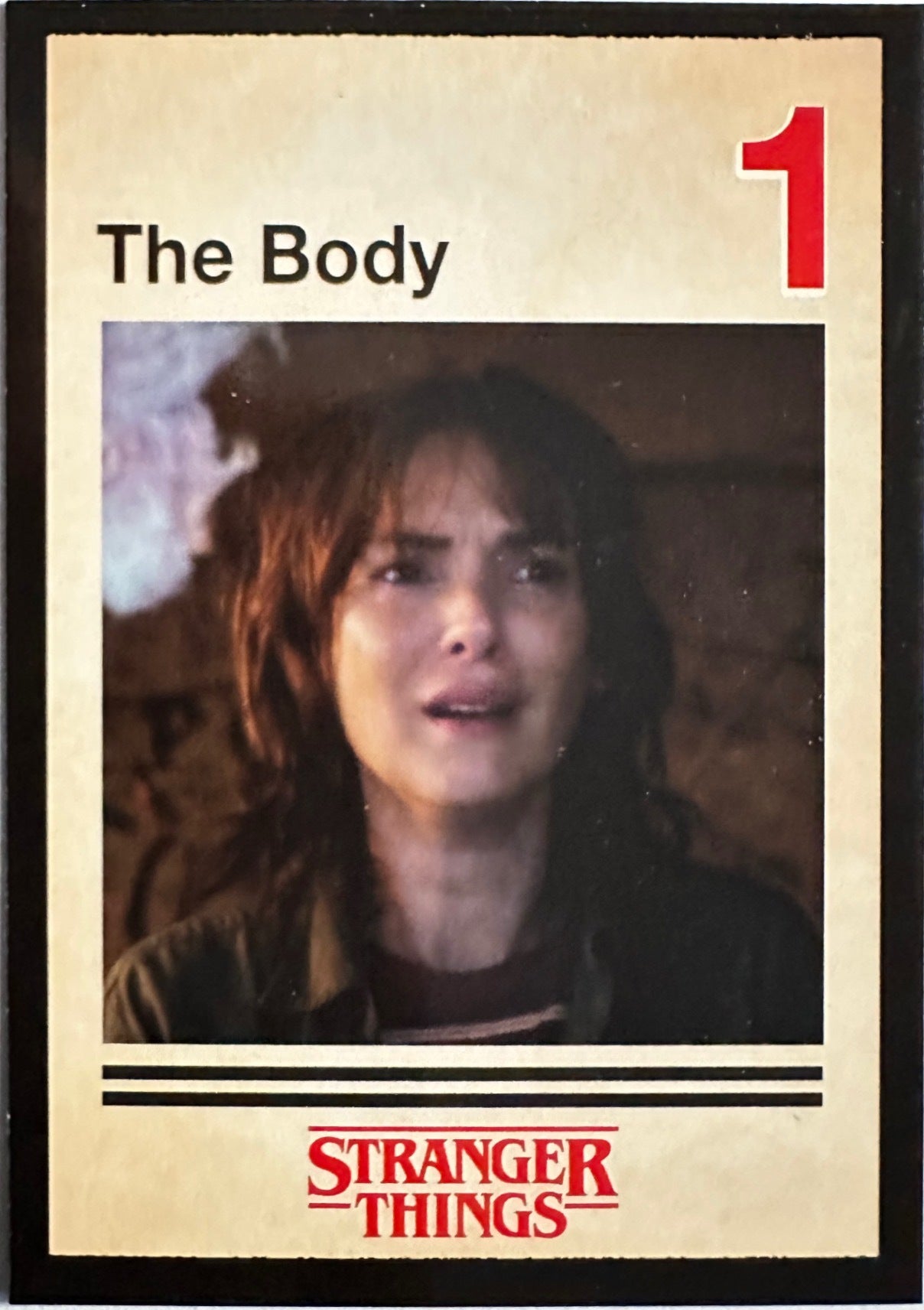 Stranger Things Panini Netflix 2025 Trading Card - Card a Scelta 1-190