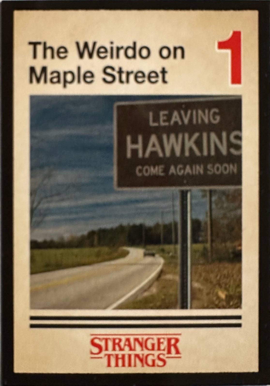 Stranger Things Panini Netflix 2025 Trading Card - Card a Scelta 1-190