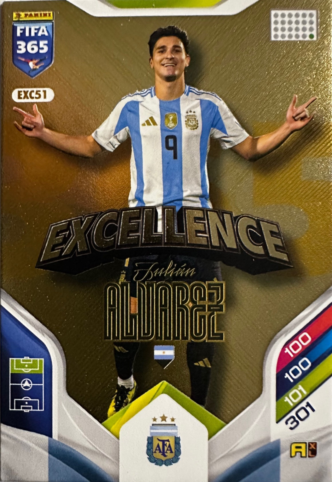 Panini Adrenalyn XL FIFA 365 2026 - Card Excellence Aura Numbers a scelta