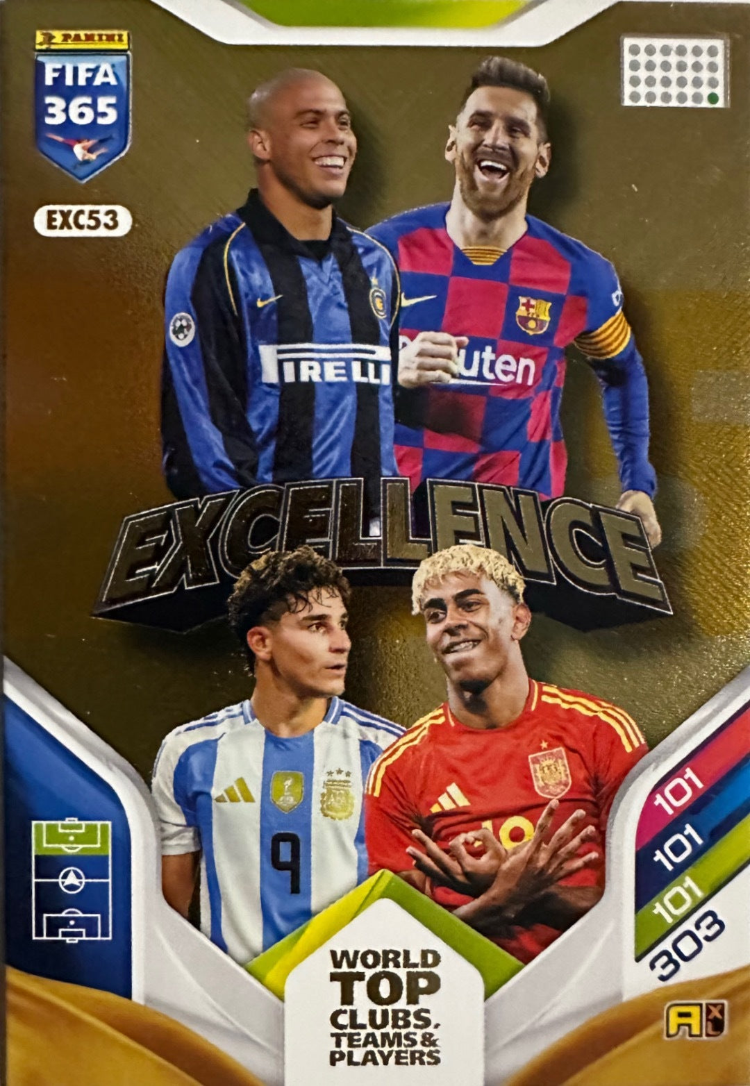 Panini Adrenalyn XL FIFA 365 2026 - Card Excellence Aura Numbers a scelta