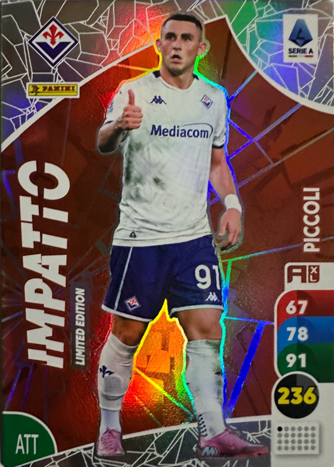 Calciatori Adrenalyn XL 2025-26 - Card a scelta Impatto Limited New Master