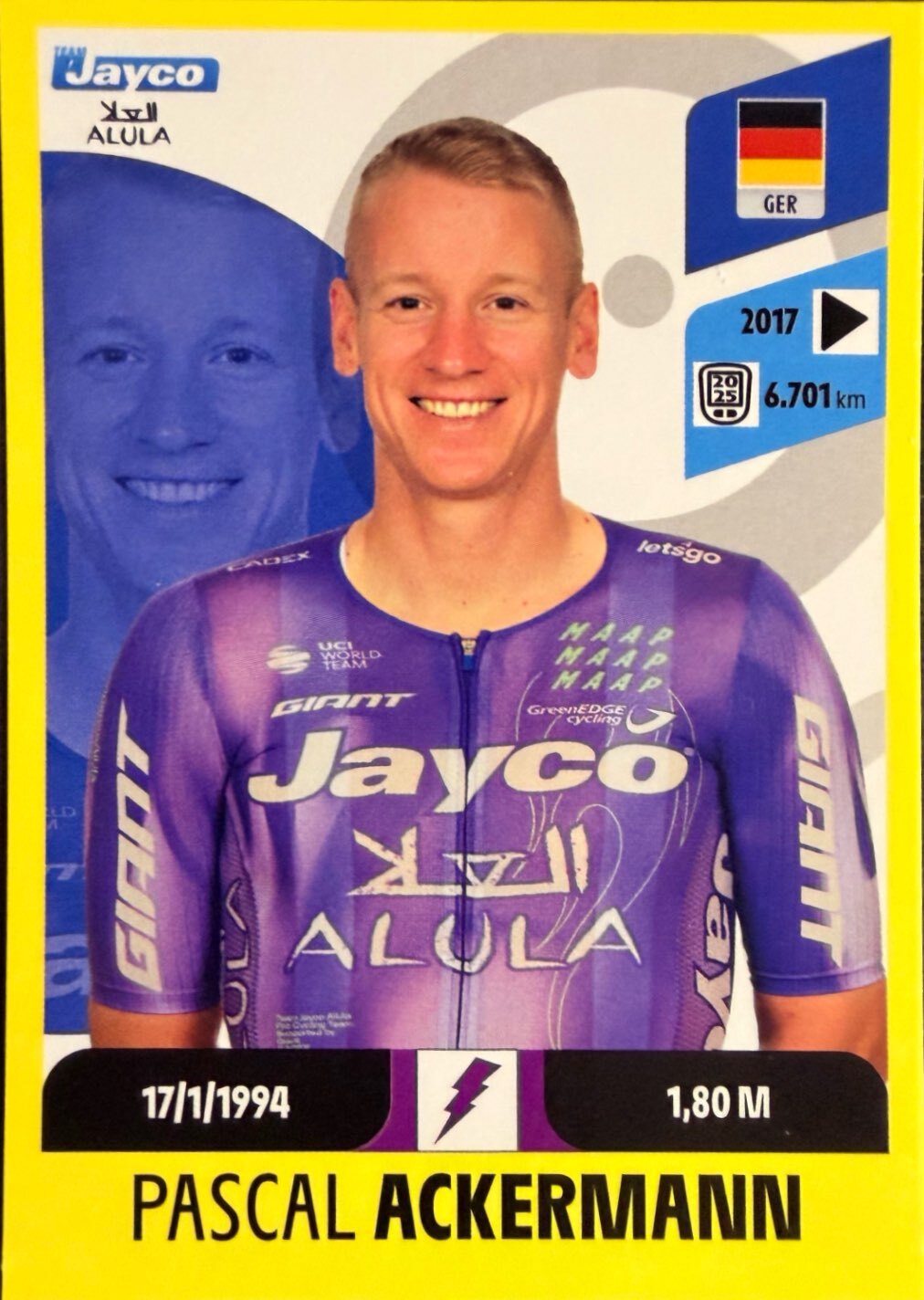 Tour de France 2026 - Scegli figurine stickers da 157 a 325