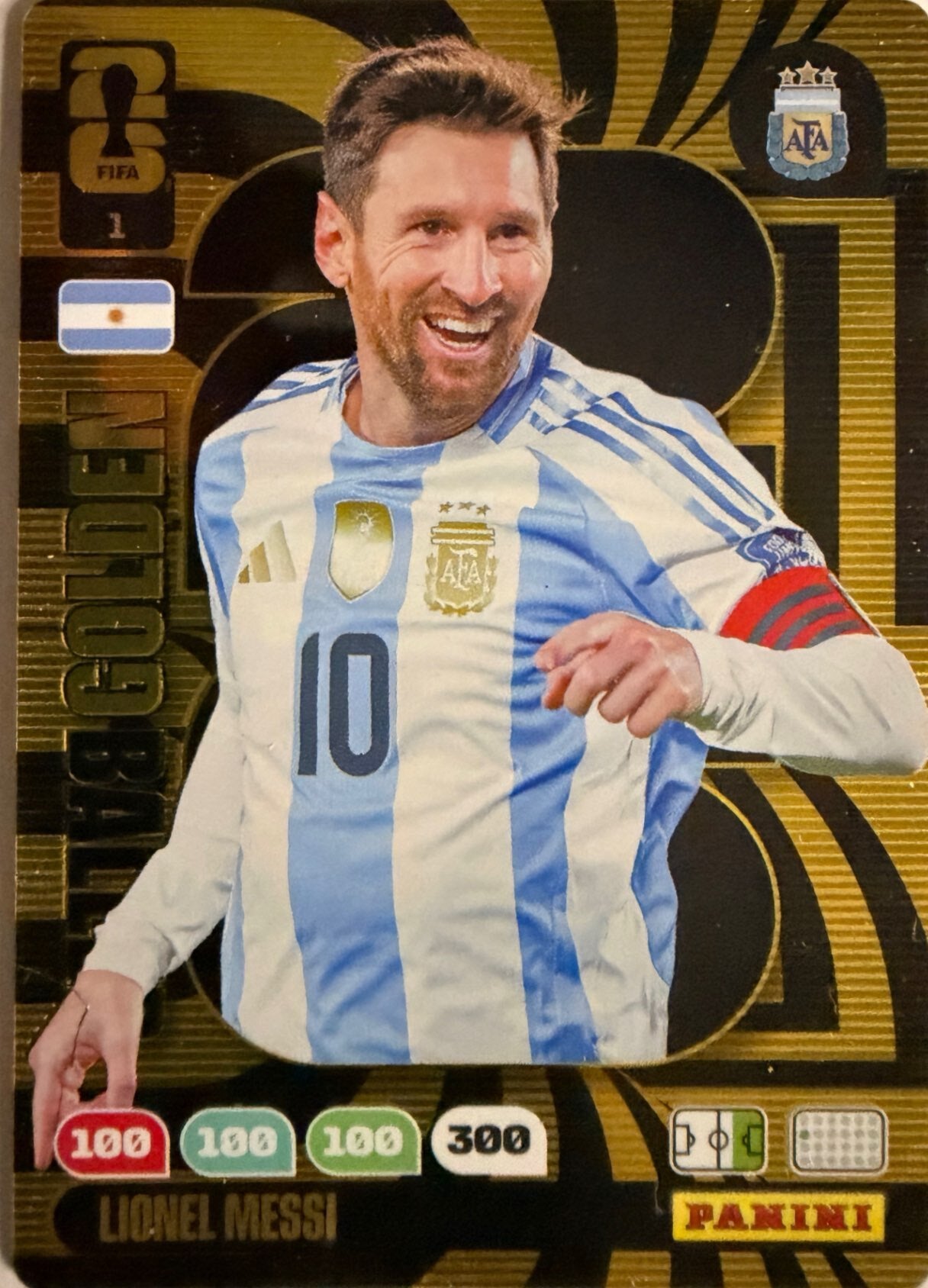 Adrenalyn Xl FIFA World Cup 2026 - Scegli Golden Baller Emblem Eternos