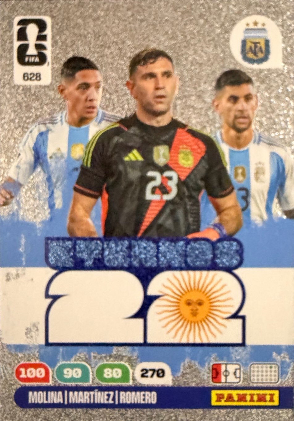 Adrenalyn Xl FIFA World Cup 2026 - Scegli Golden Baller Emblem Eternos
