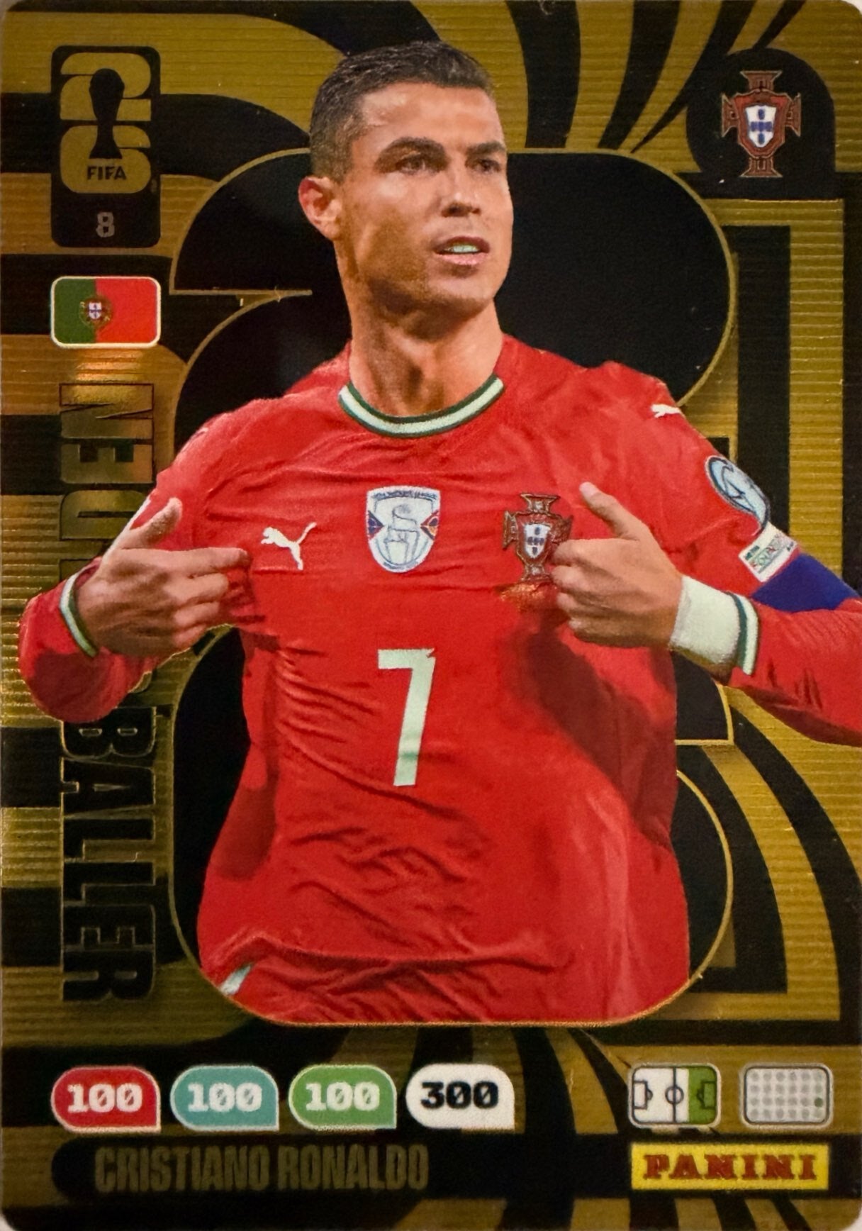 Adrenalyn Xl FIFA World Cup 2026 - Scegli Golden Baller Emblem Eternos